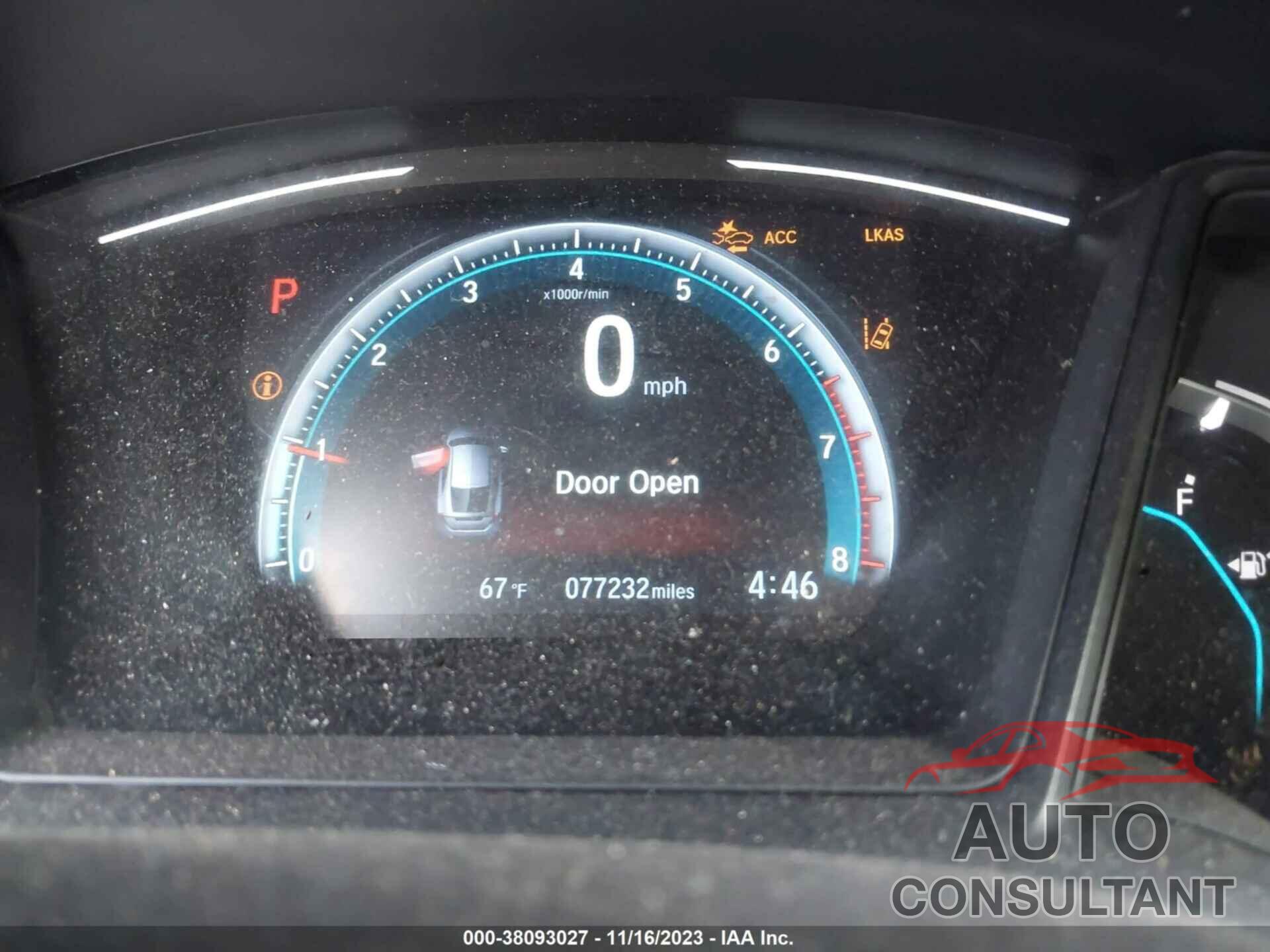 HONDA CIVIC 2020 - SHHFK7H3XLU217457