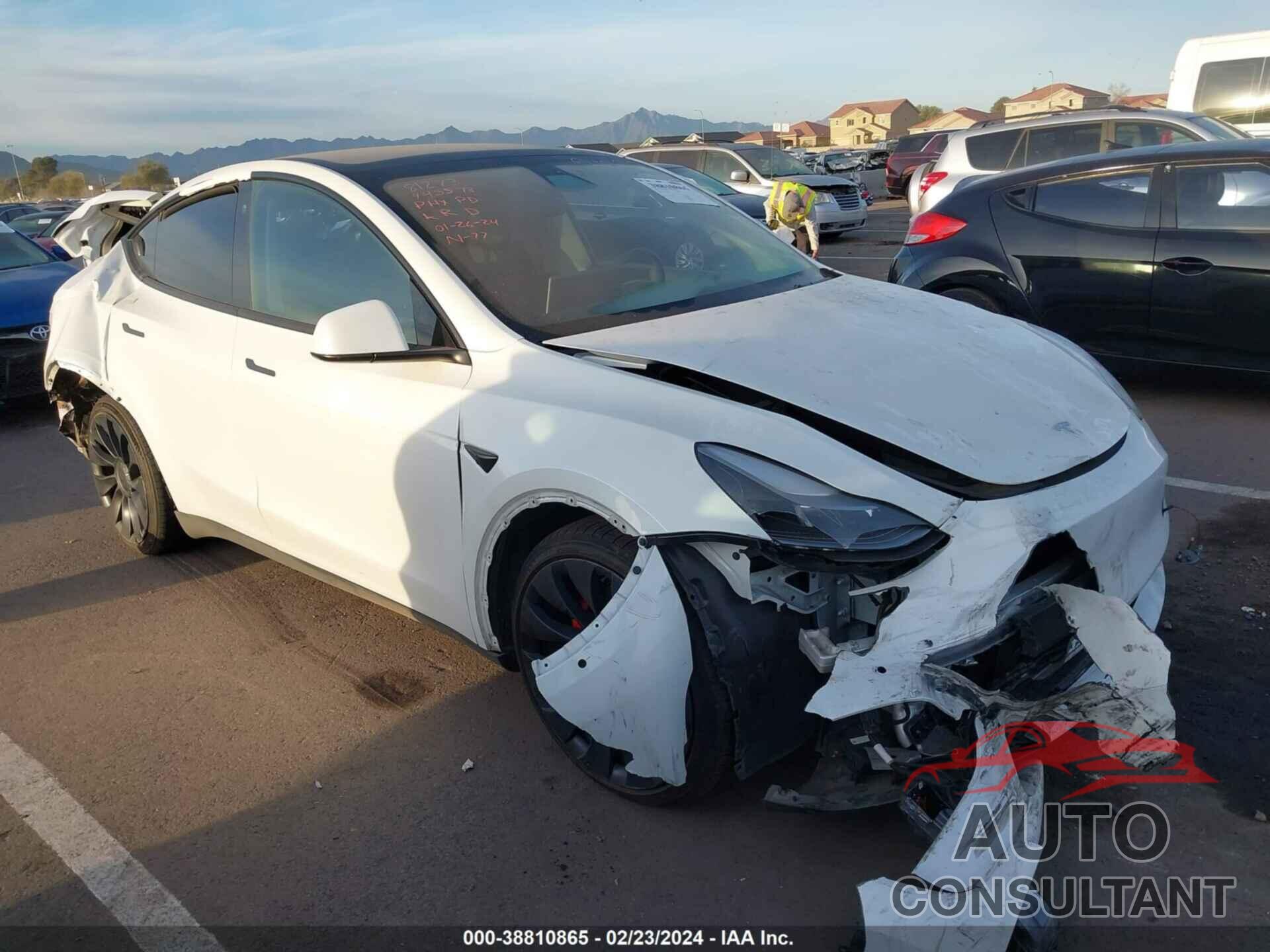 TESLA MODEL Y 2022 - 7SAYGDEF3NF445573