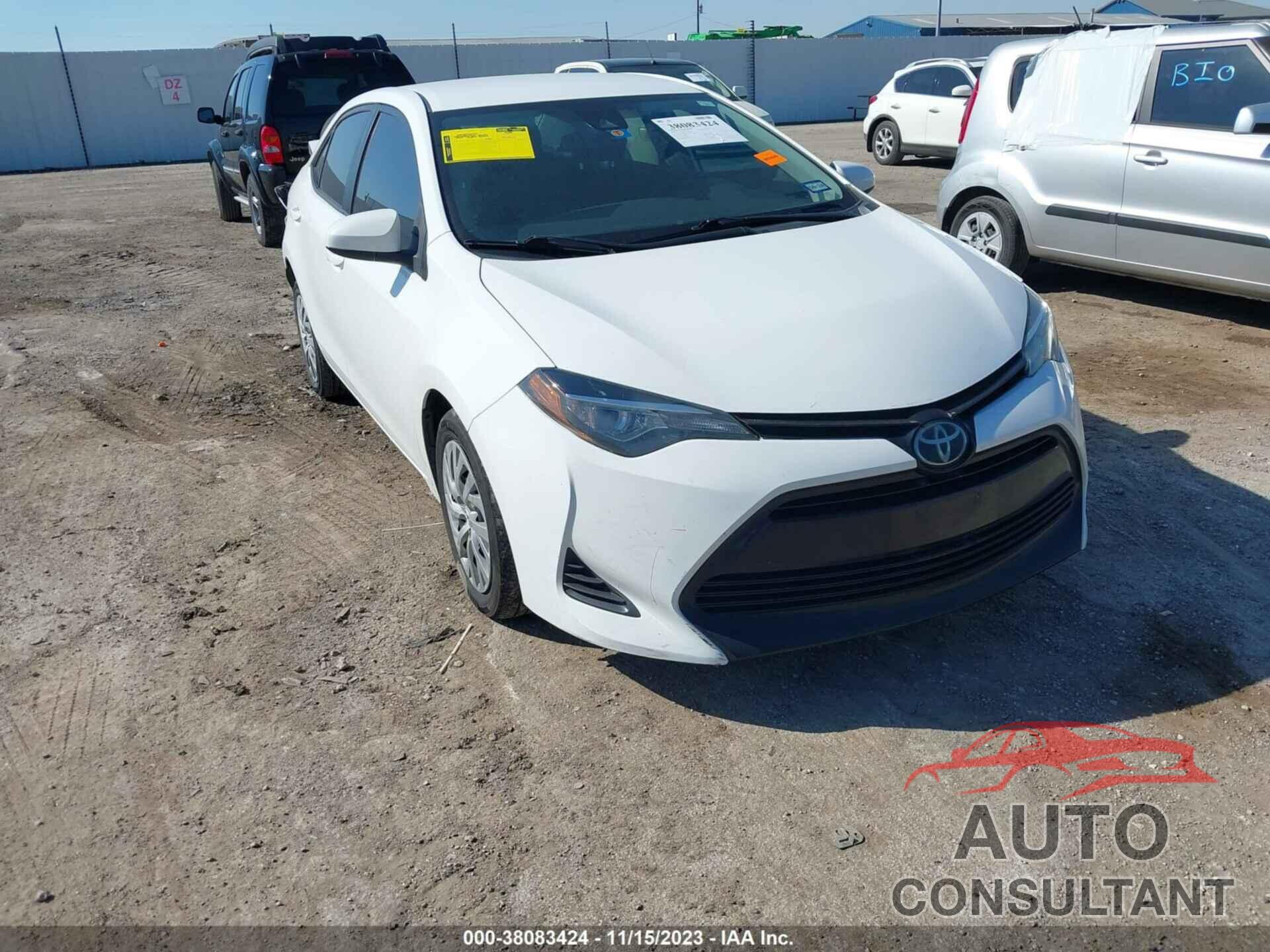 TOYOTA COROLLA 2019 - 2T1BURHEXKC198905