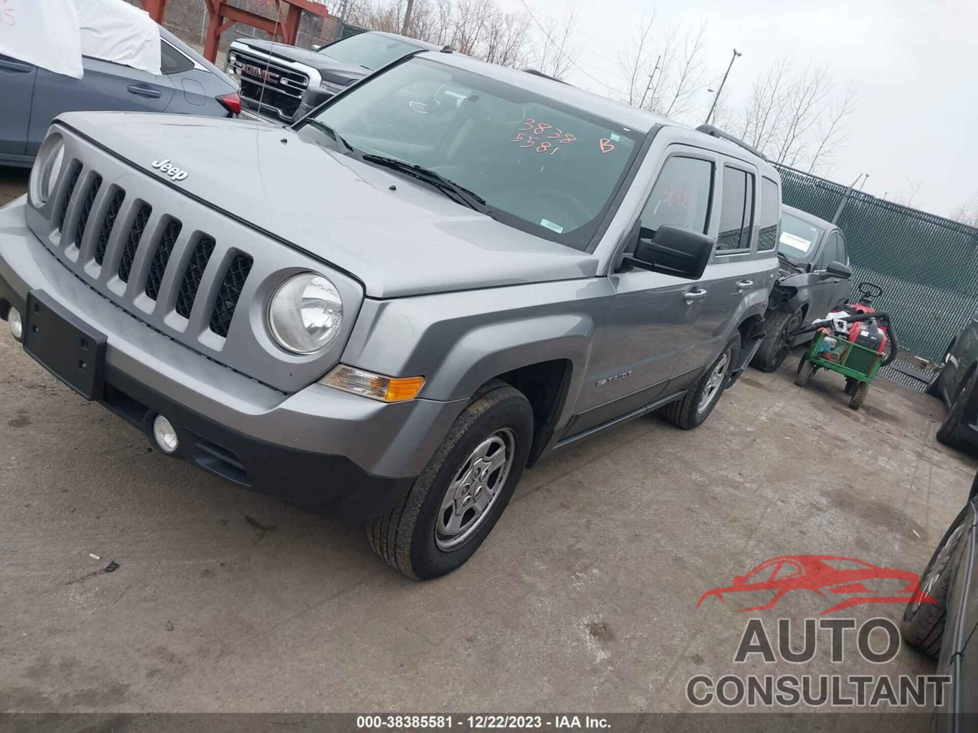 JEEP PATRIOT 2016 - 1C4NJPBA5GD753494