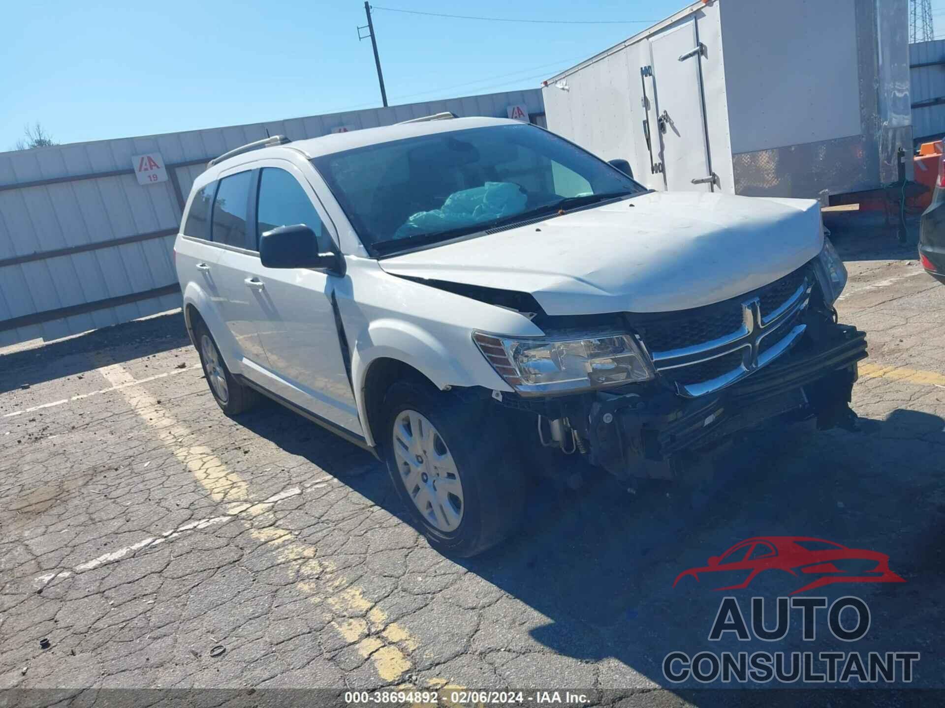 DODGE JOURNEY 2018 - 3C4PDCAB7JT524674