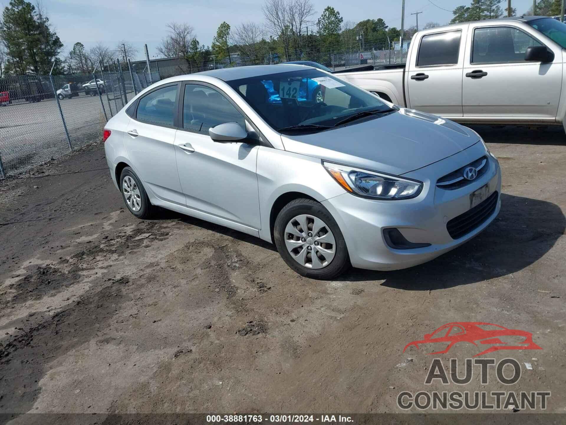 HYUNDAI ACCENT 2016 - KMHCT4AEXGU139654