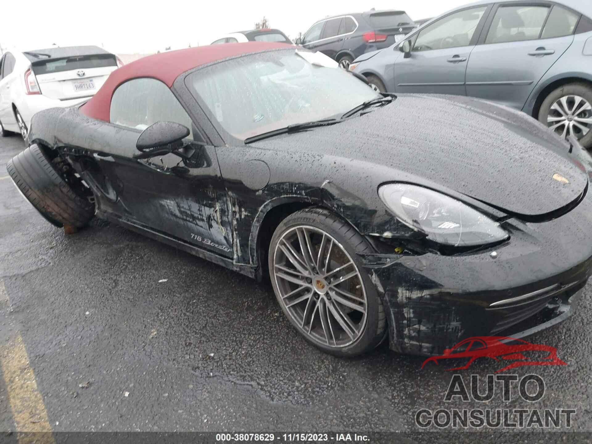 PORSCHE 718 BOXSTER 2022 - WP0CA2A84NS205634