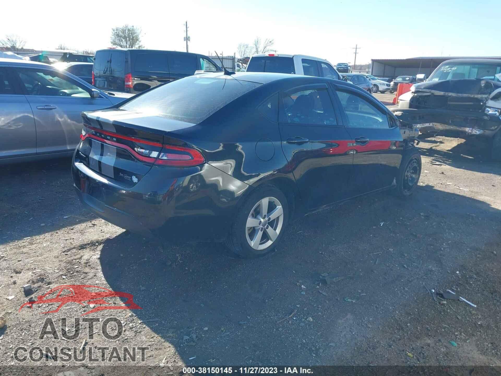 DODGE DART 2016 - 1C3CDFAA5GD516292