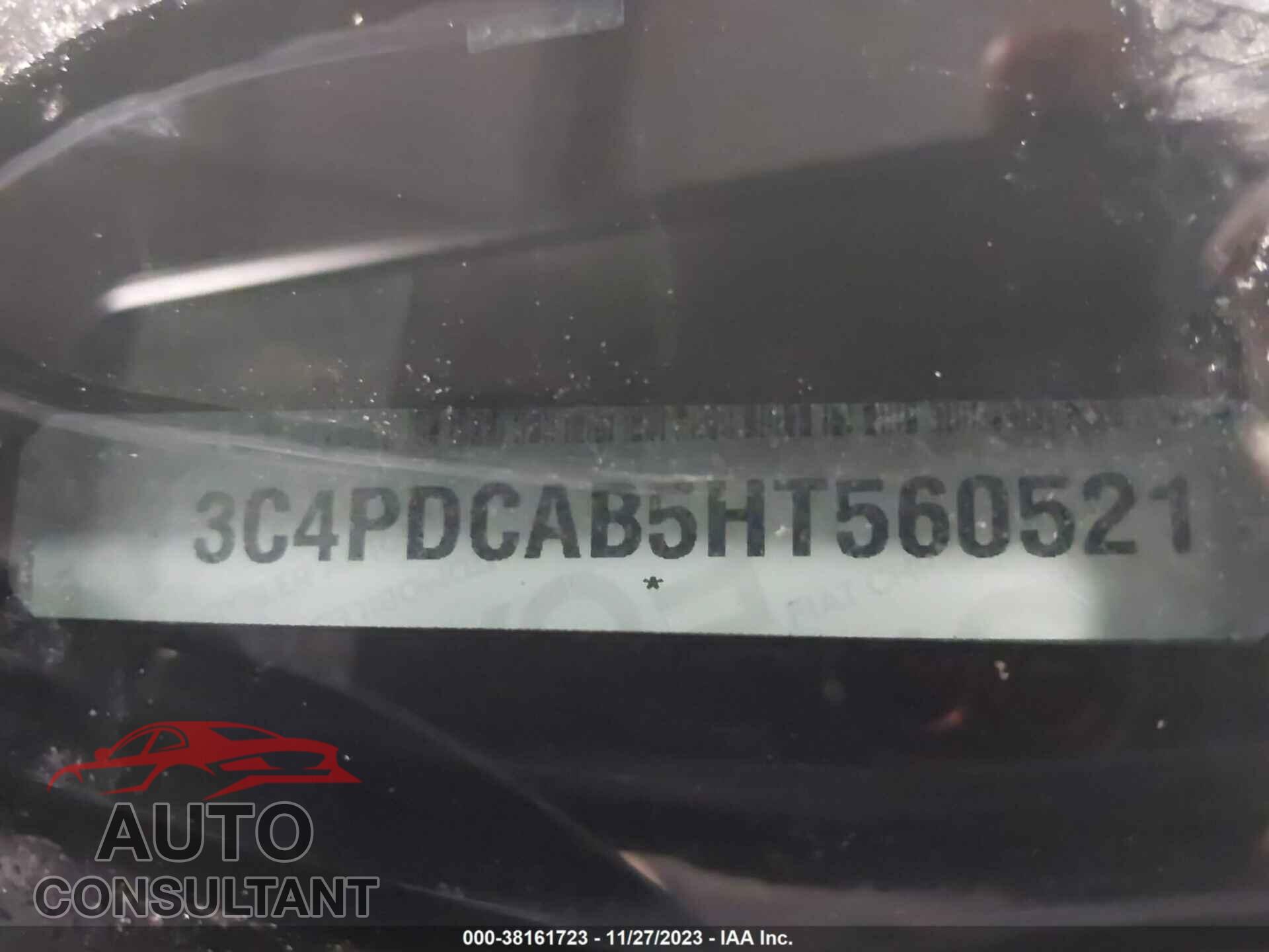 DODGE JOURNEY 2017 - 3C4PDCAB5HT560521