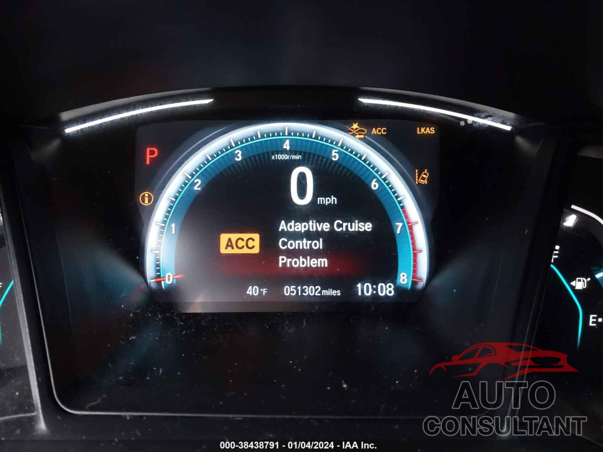 HONDA CIVIC 2019 - 19XFC2F65KE044594