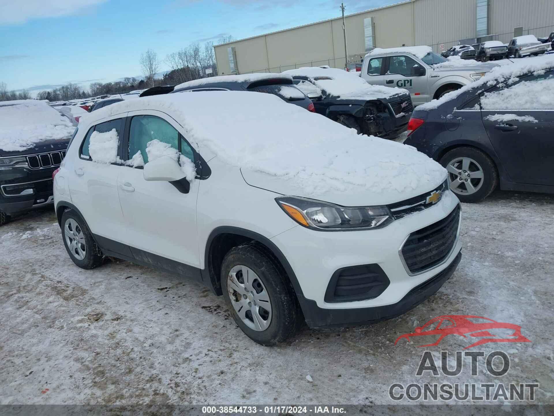 CHEVROLET TRAX 2017 - 3GNCJKSB2HL177000