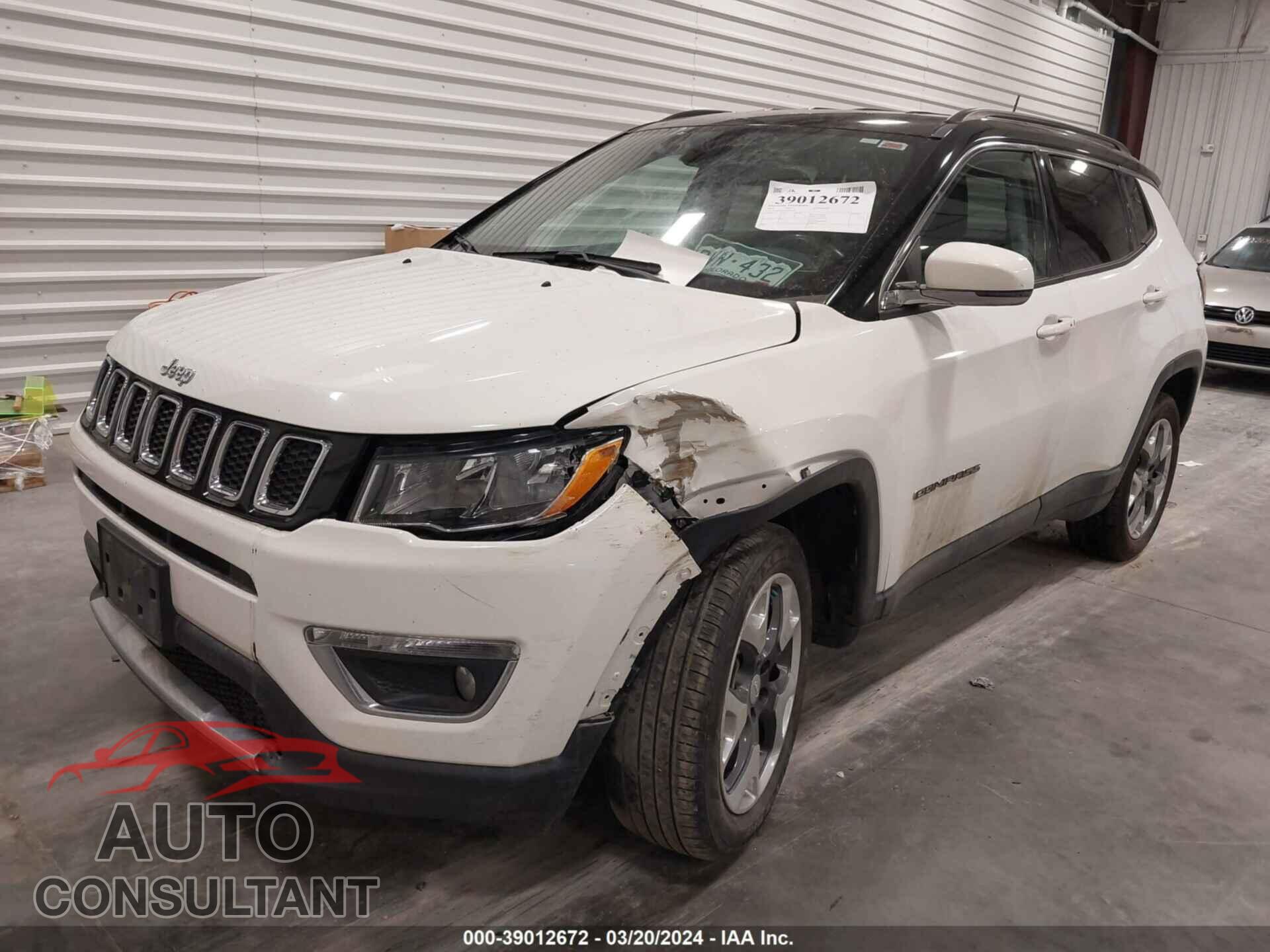 JEEP COMPASS 2019 - 3C4NJDCB3KT596184