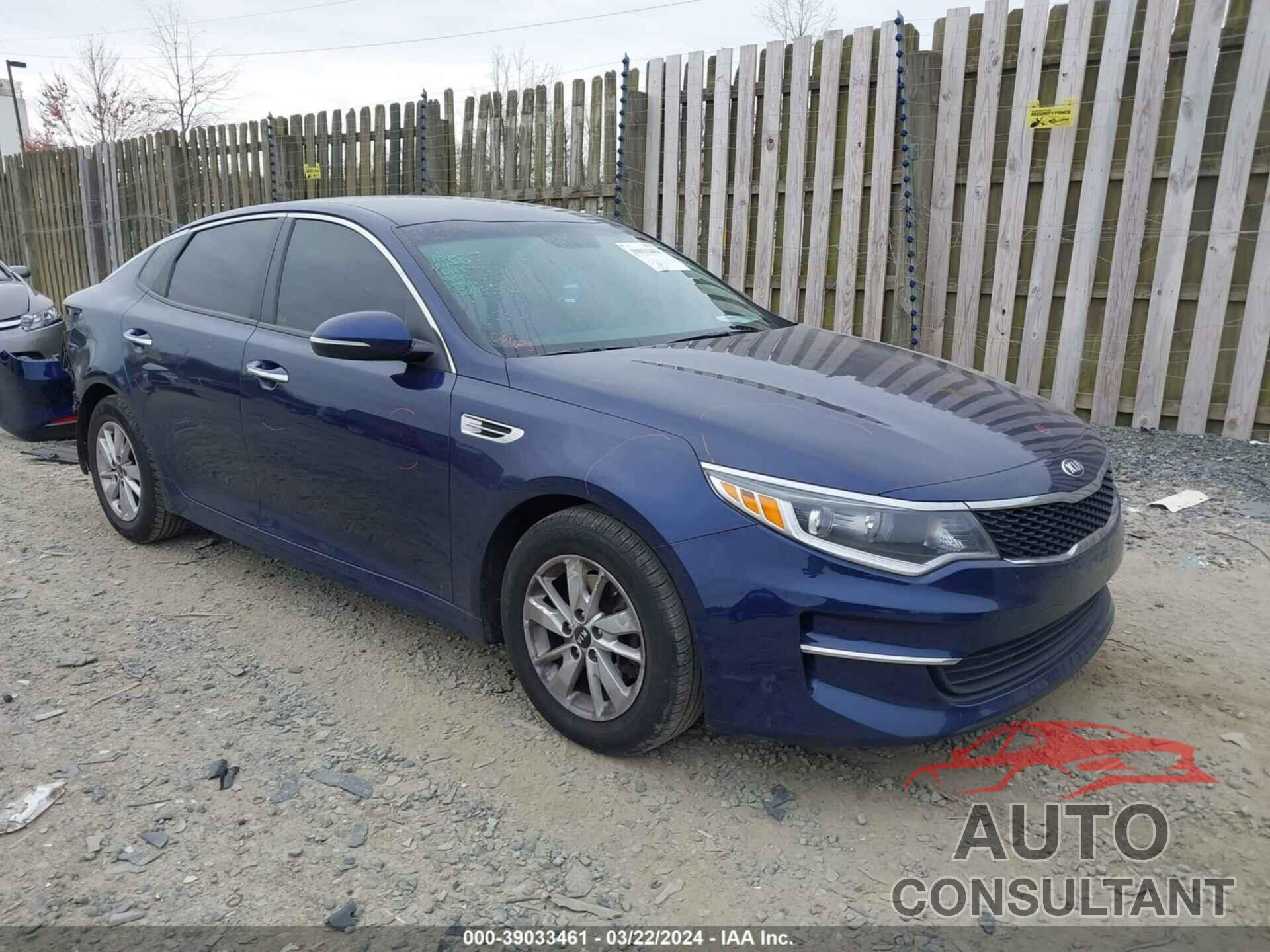 KIA OPTIMA 2017 - 5XXGT4L33HG168308
