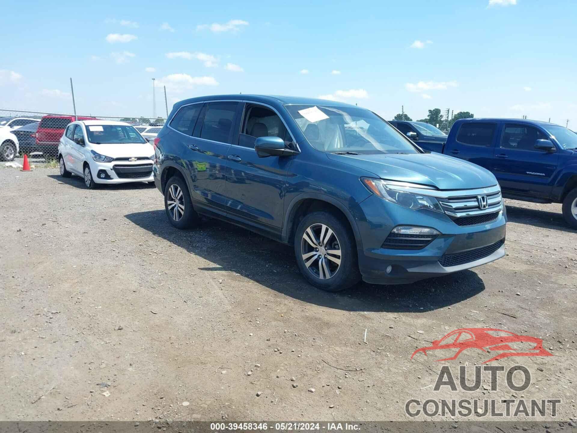 HONDA PILOT 2017 - 5FNYF6H58HB067690