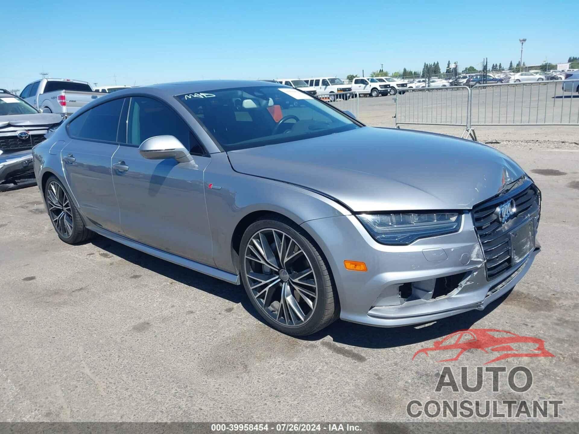 AUDI A7 2016 - WAU2GAFC1GN003950