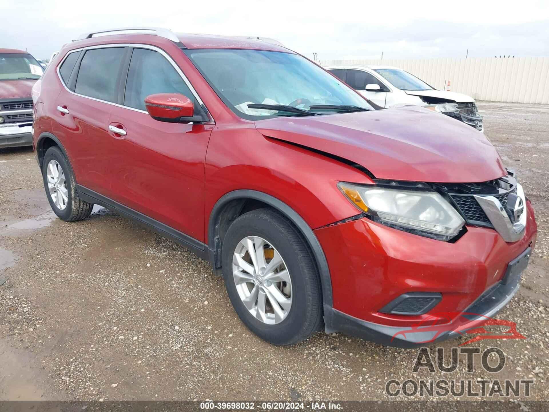 NISSAN ROGUE 2016 - KNMAT2MT6GP608313