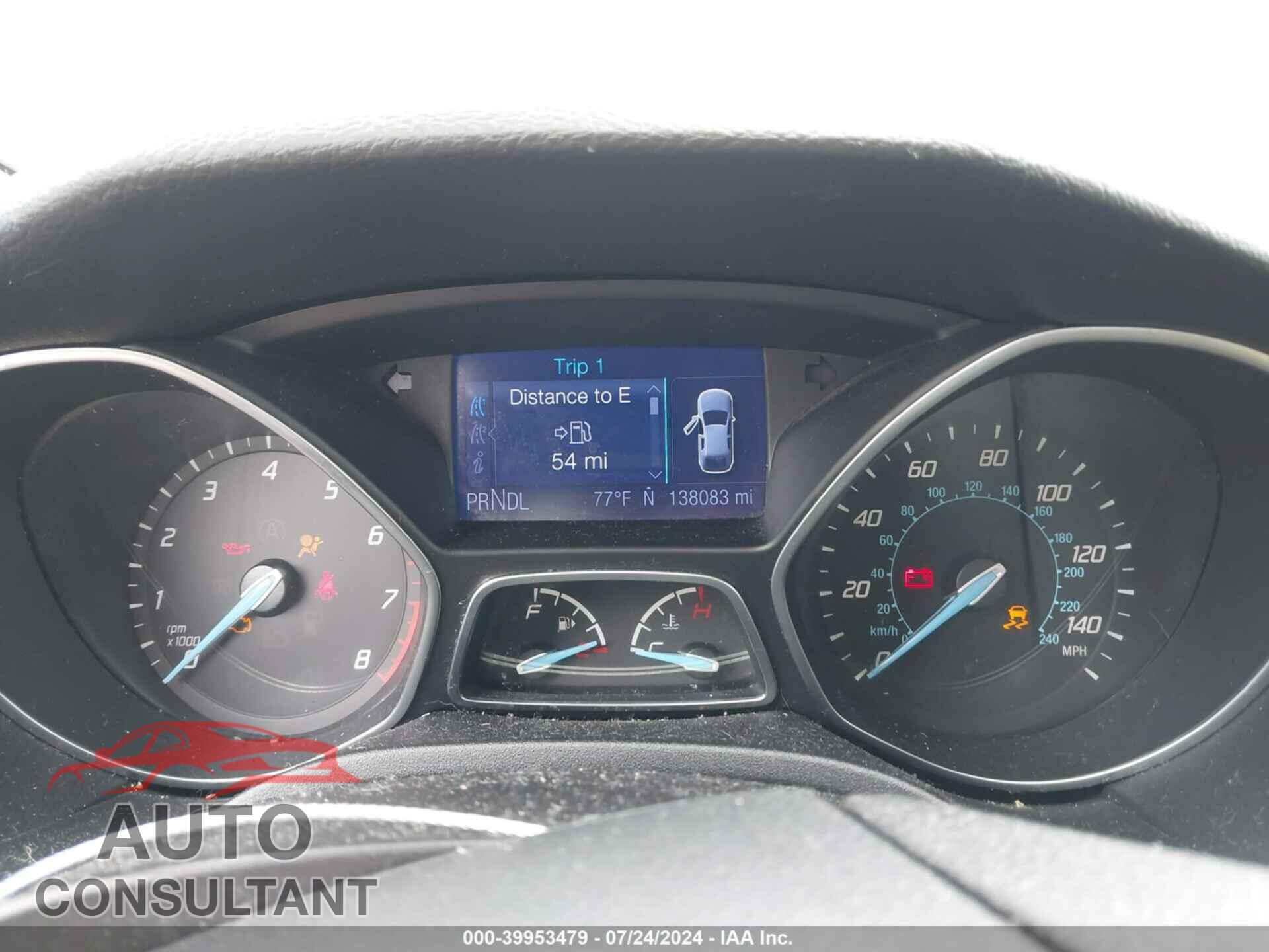 FORD FOCUS 2013 - 1FADP3K2XDL160734