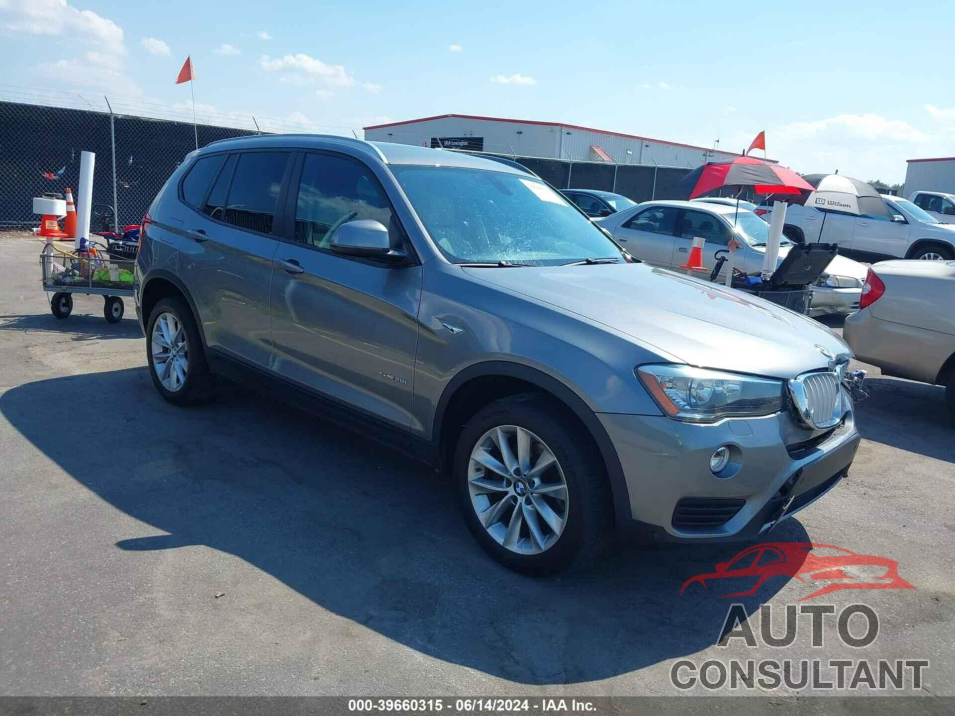 BMW X3 2017 - 5UXWZ7C31H0X40942