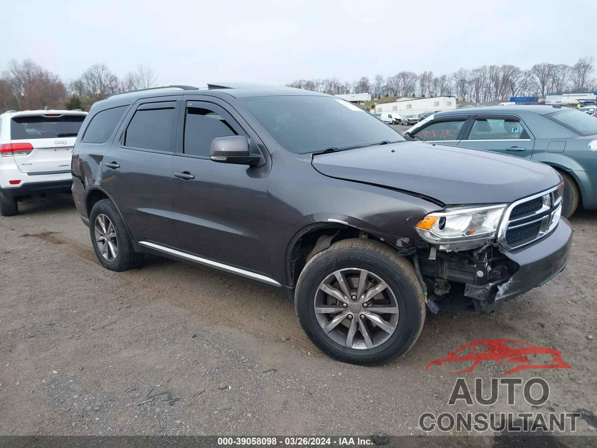DODGE DURANGO 2016 - 1C4RDJDG6GC340755