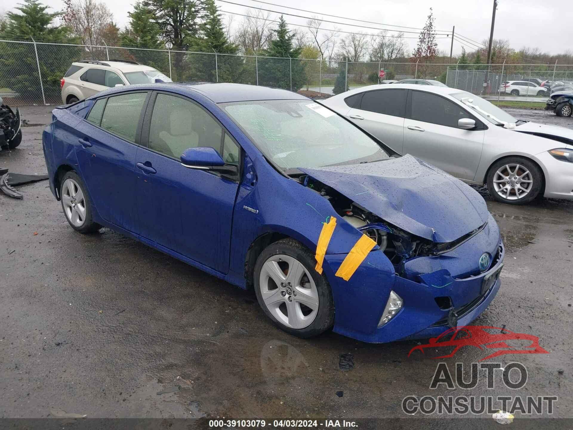 TOYOTA PRIUS 2016 - JTDKARFU4G3503009