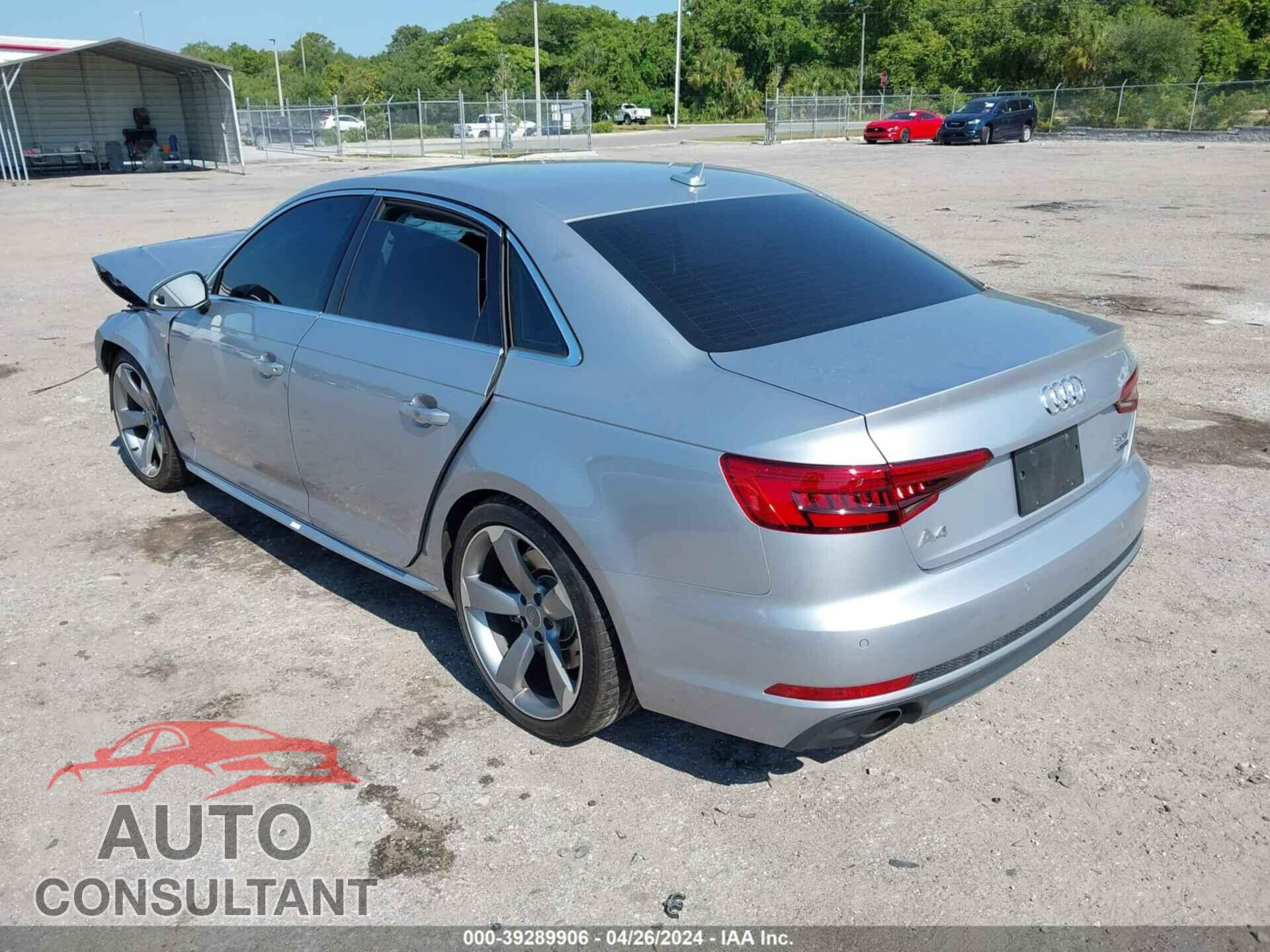 AUDI A4 2017 - WAUFNAF4XHN042828