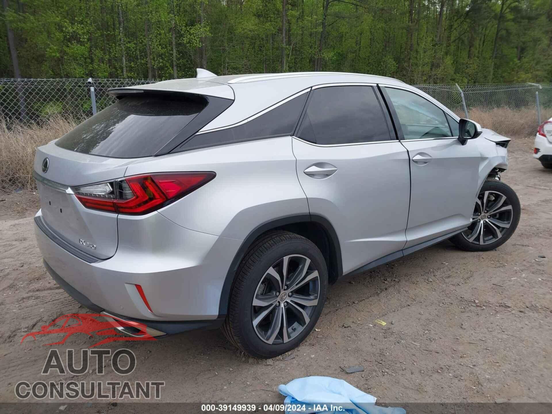 LEXUS RX 2017 - 2T2ZZMCA4HC036196