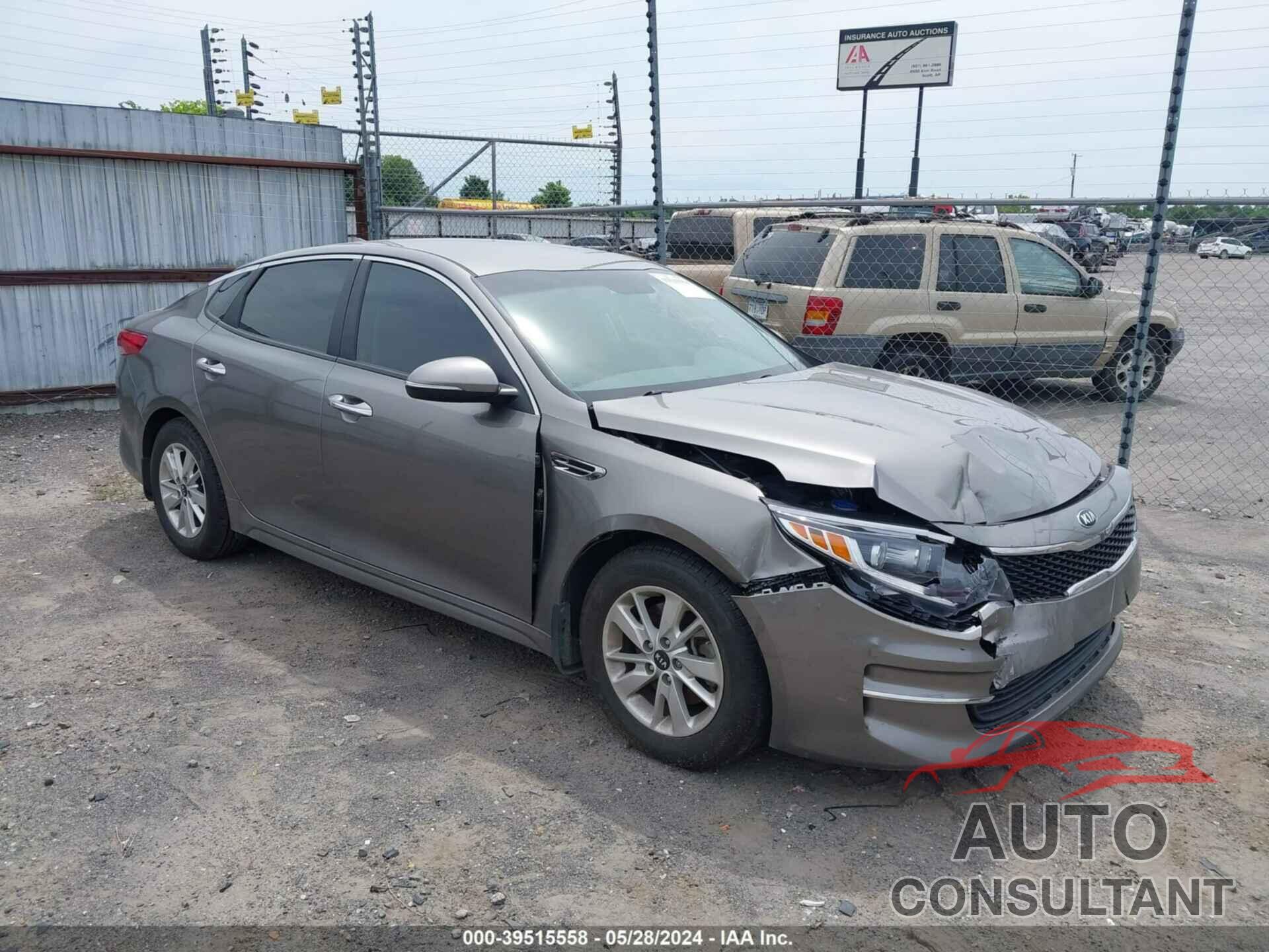 KIA OPTIMA 2016 - 5XXGT4L31GG015196