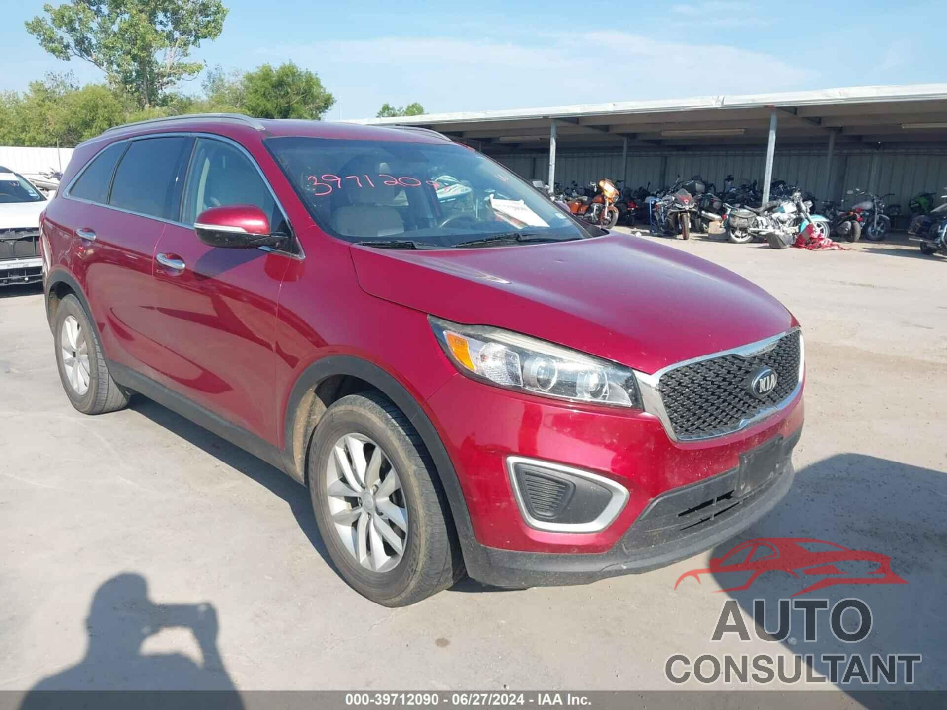 KIA SORENTO 2017 - 5XYPG4A56HG320215