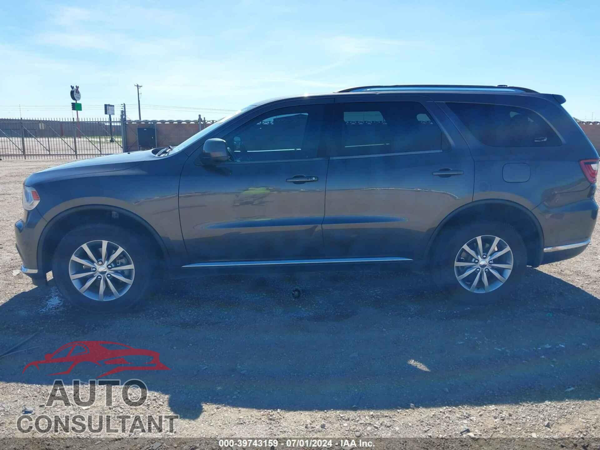 DODGE DURANGO 2017 - 1C4RDJAG2HC691510