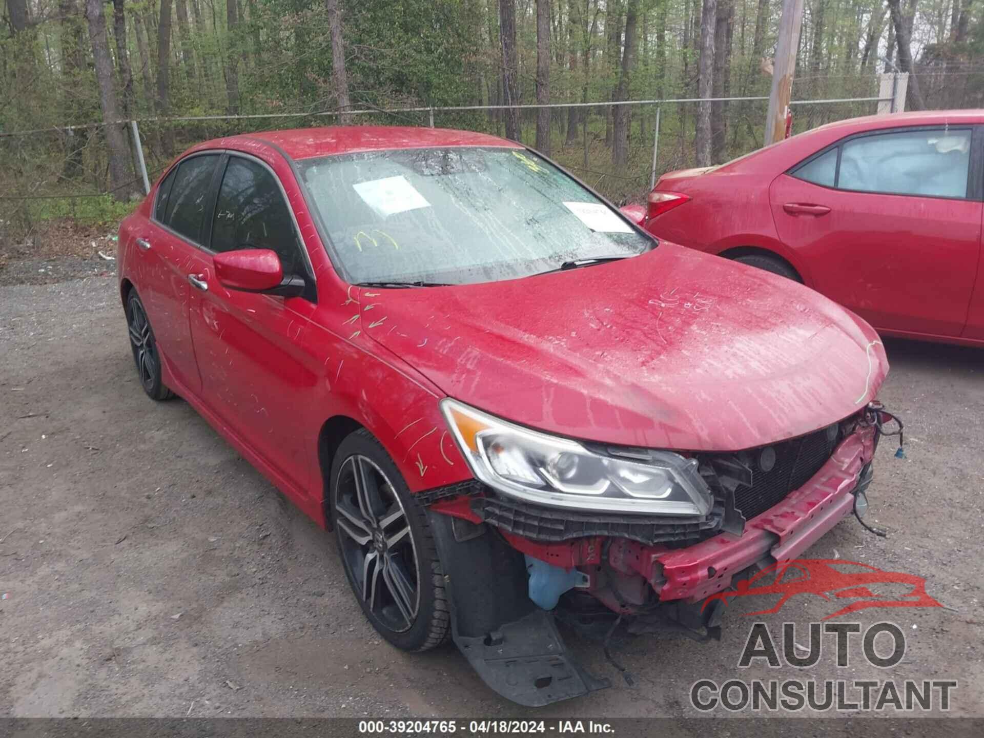 HONDA ACCORD 2016 - 1HGCR2F62GA234463