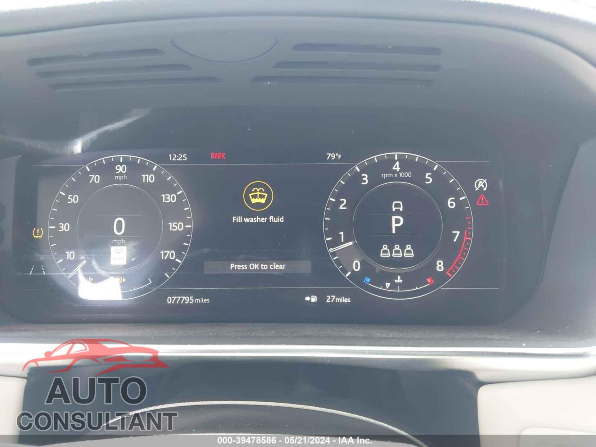 LAND ROVER RANGE ROVER 2020 - SALGS2SE2LA573437