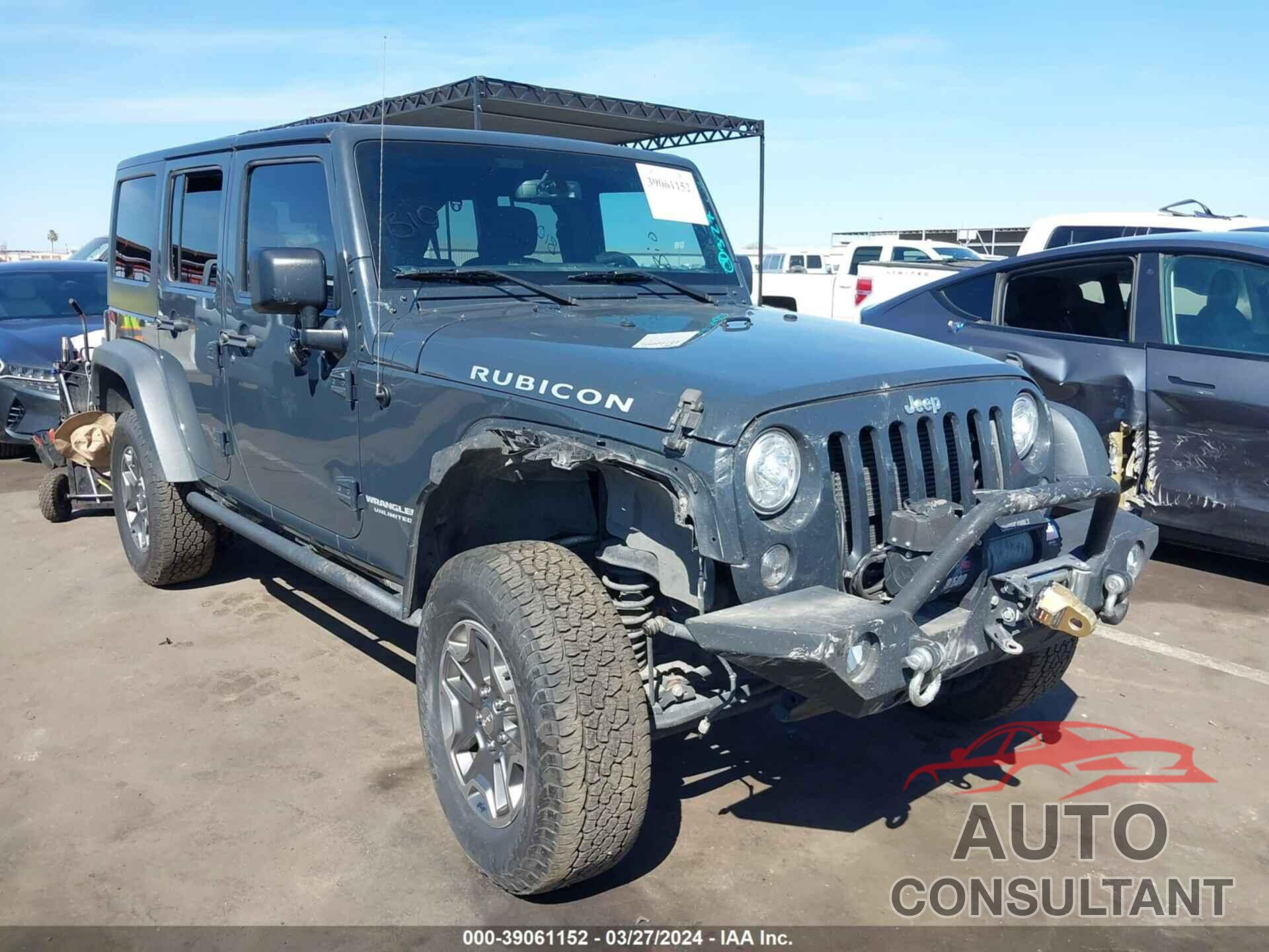 JEEP WRANGLER UNLIMITED 2017 - 1C4BJWFG2HL500314