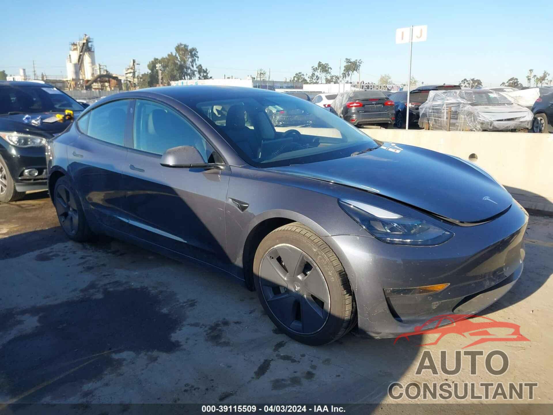 TESLA MODEL 3 2022 - 5YJ3E1EB0NF184525