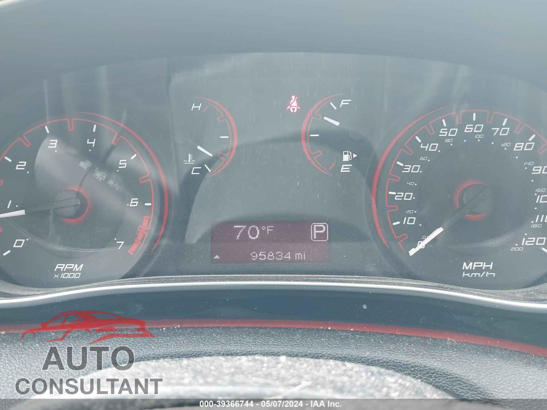 DODGE DART 2016 - 1C3CDFAA9GD606917