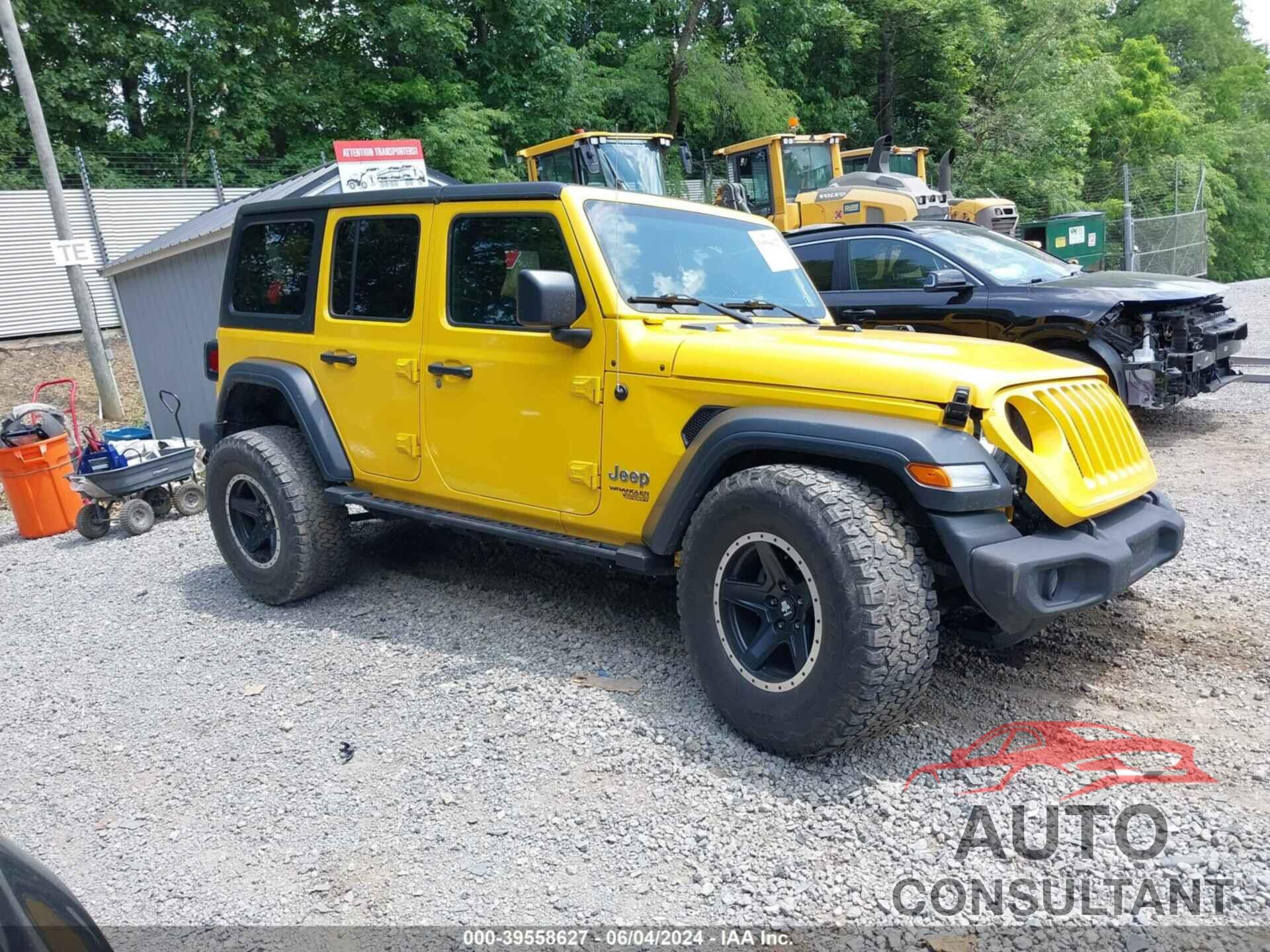 JEEP WRANGLER UNLIMITED 2019 - 1C4HJXDG4KW509427