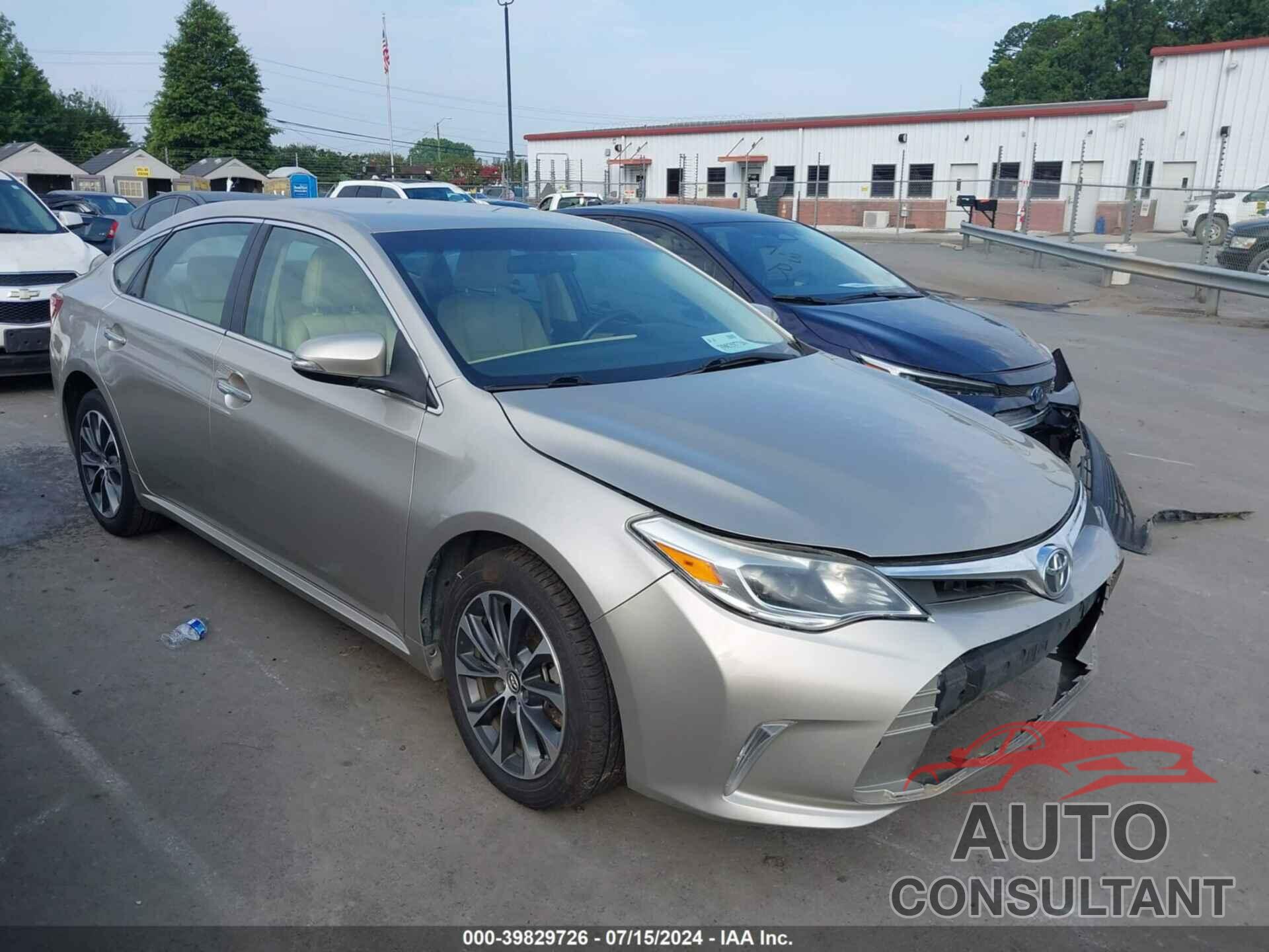 TOYOTA AVALON 2016 - 4T1BK1EB8GU227289