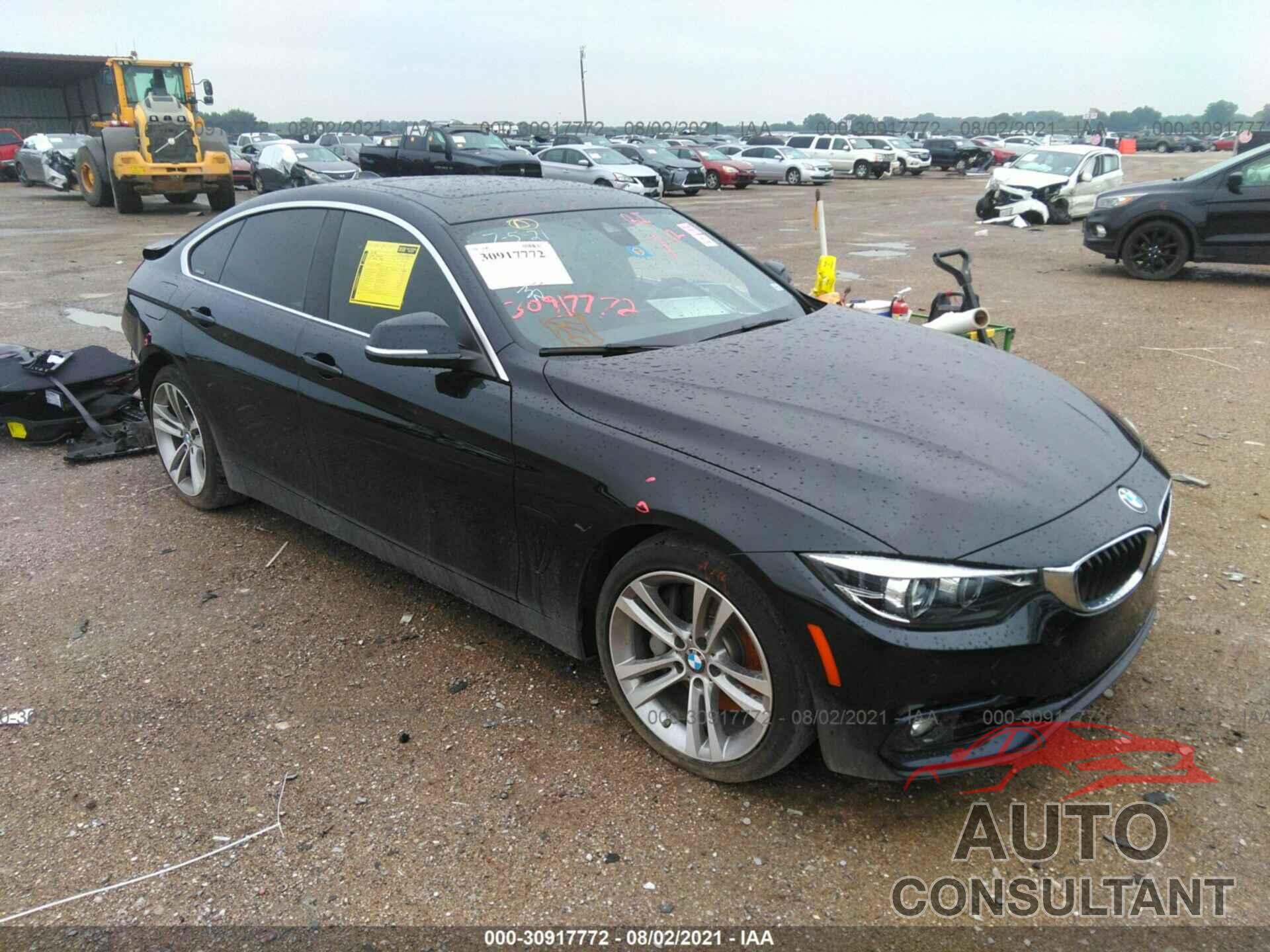 BMW 4 SERIES 2019 - WBA4J5C50KBM65594