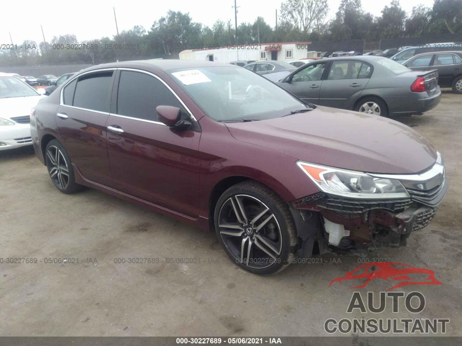 HONDA ACCORD SEDAN 2017 - 1HGCR2F58HA178408