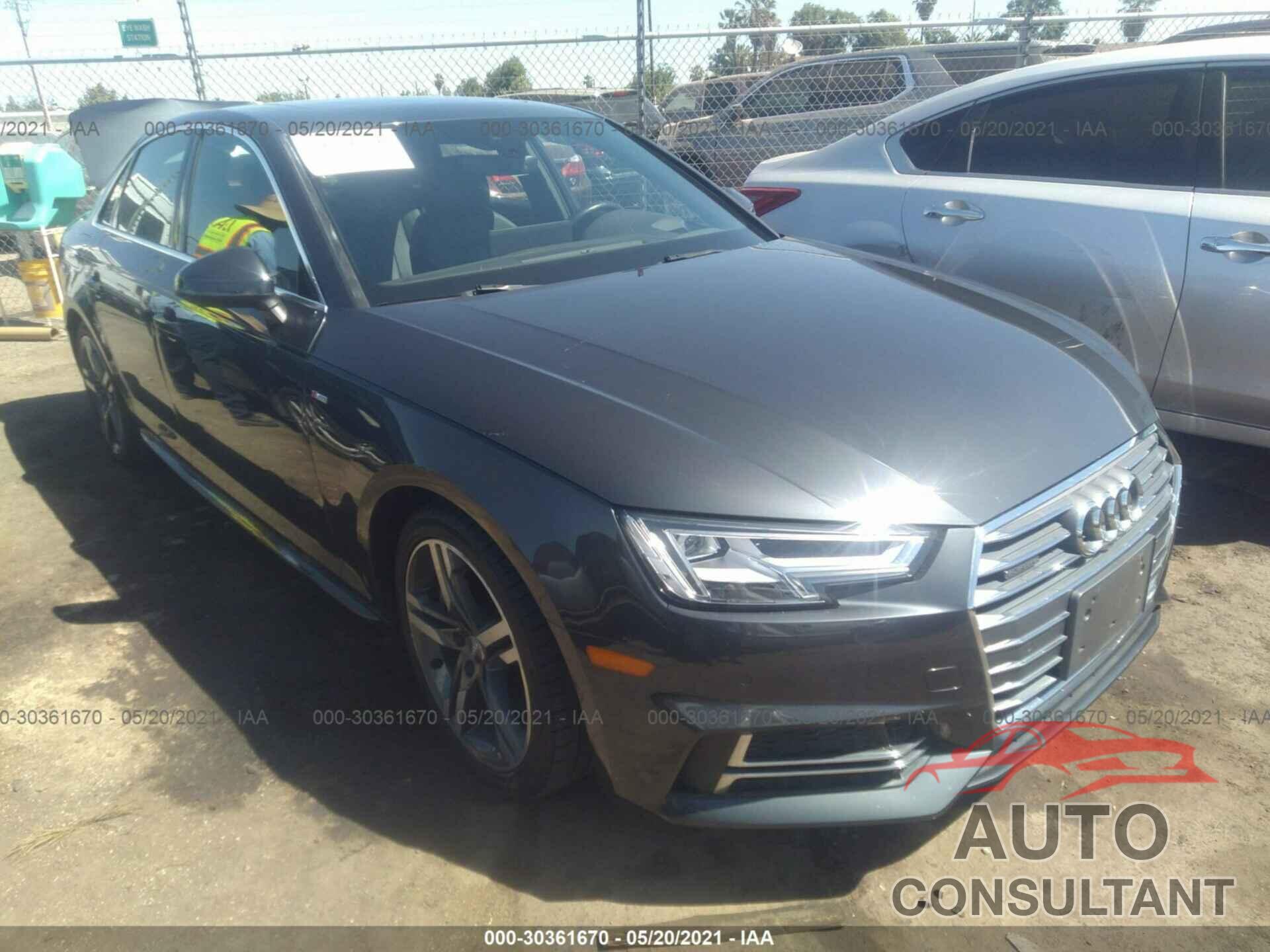 AUDI A4 2017 - WAUFNAF43HN017480