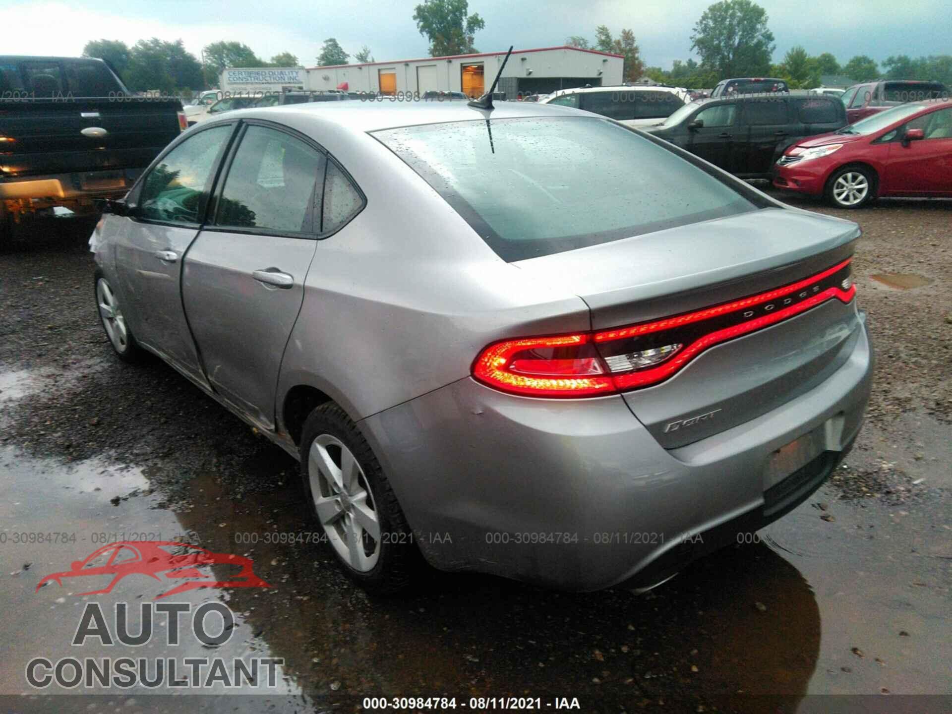 DODGE DART 2016 - 1C3CDFBB5GD539871