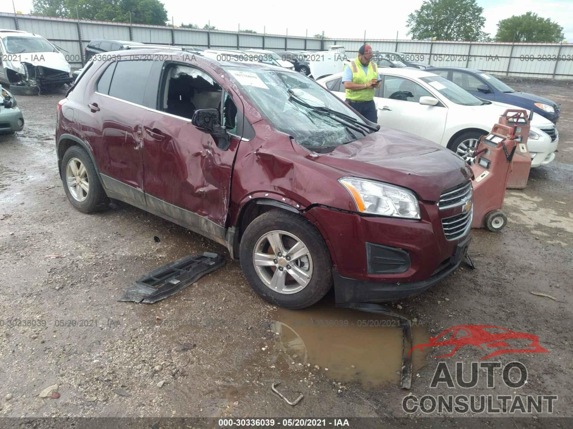 CHEVROLET TRAX 2016 - 3GNCJLSBXGL280802