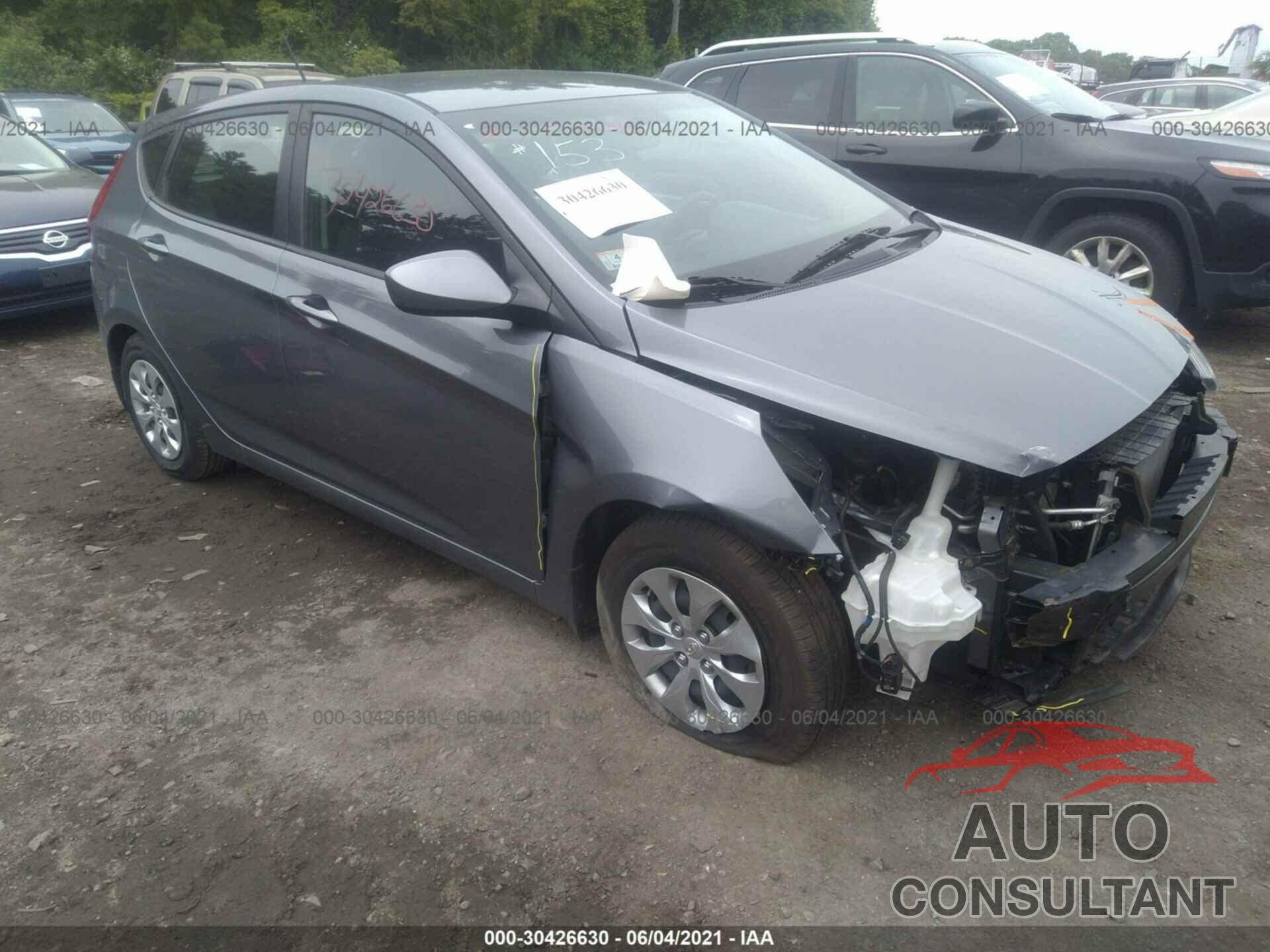 HYUNDAI ACCENT 2017 - KMHCT5AE0HU334010