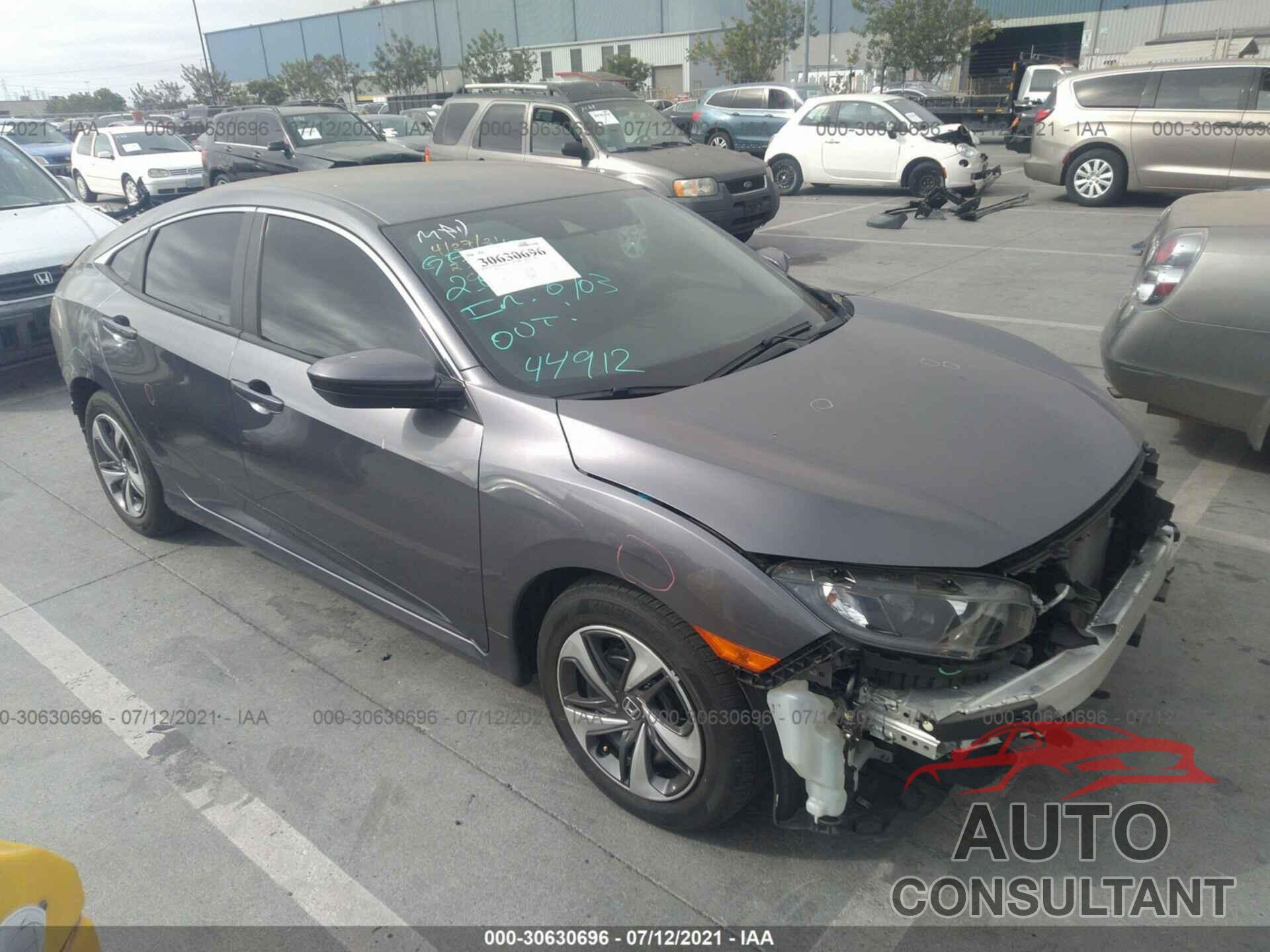 HONDA CIVIC SEDAN 2019 - 19XFC2F69KE208834