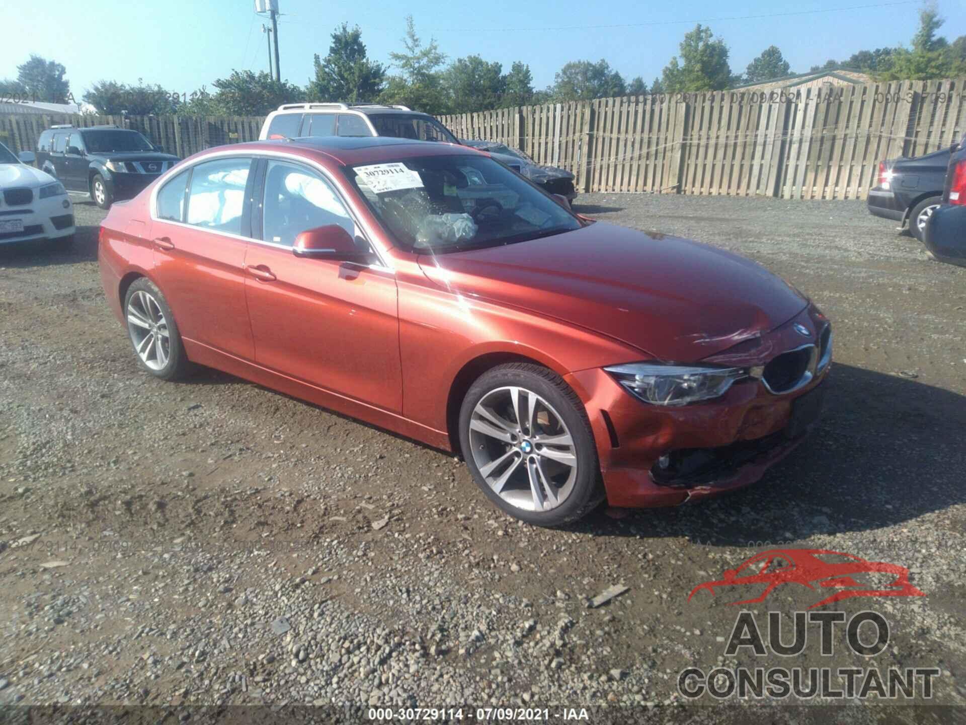 BMW 3 SERIES 2018 - WBA8D9G55JNU69311
