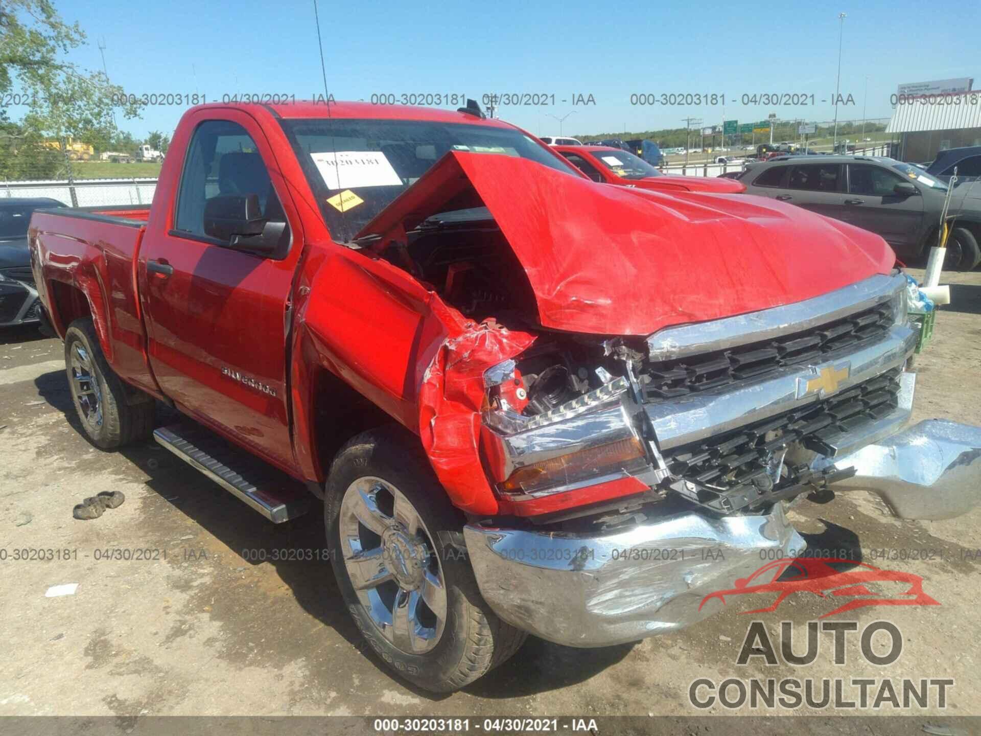 CHEVROLET SILVERADO 1500 2016 - 1GCNCNEC6GZ275374