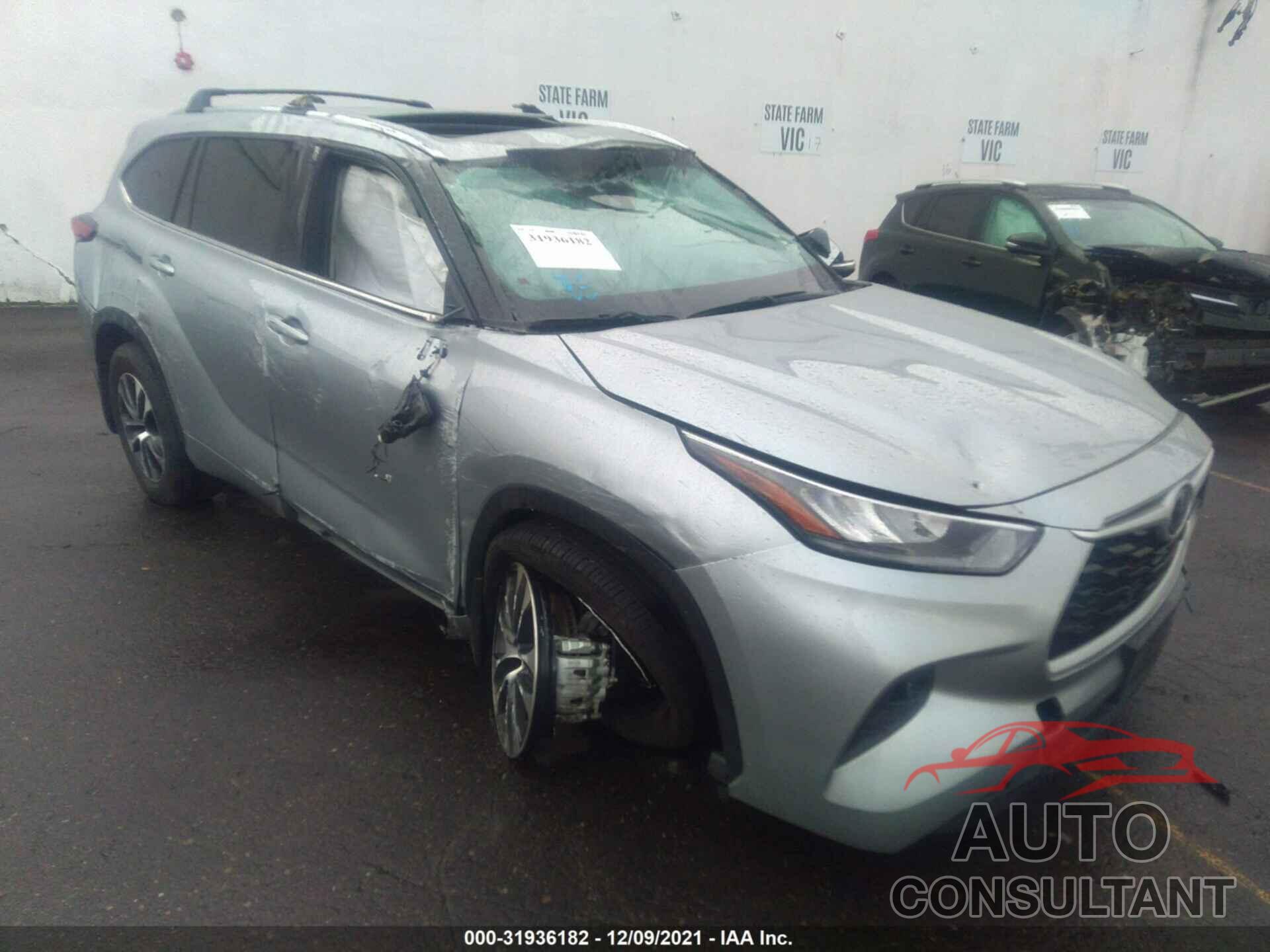 TOYOTA HIGHLANDER 2020 - 5TDGZRBH0LS507168