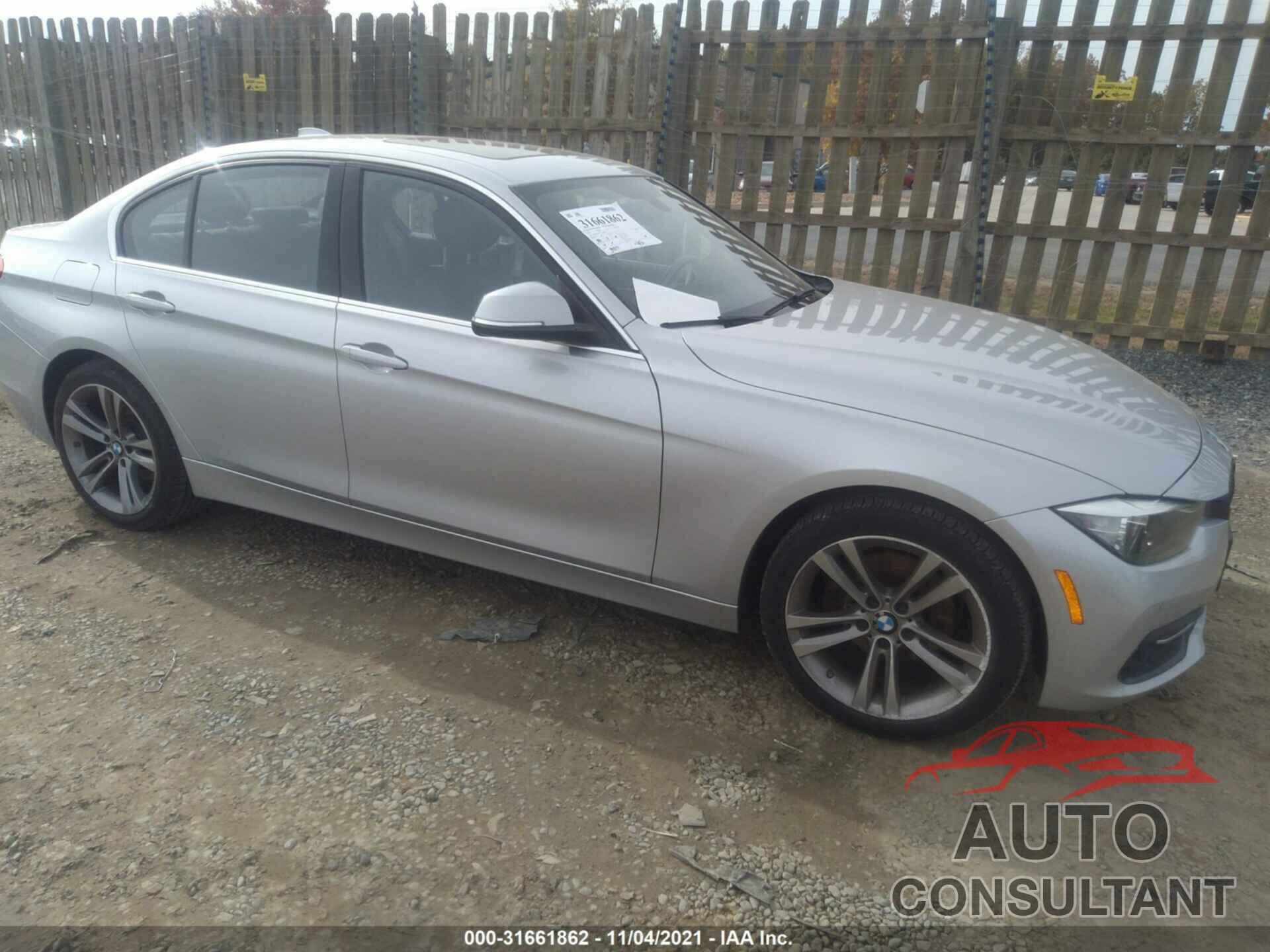 BMW 3 SERIES 2017 - WBA8D9G56HNU59526