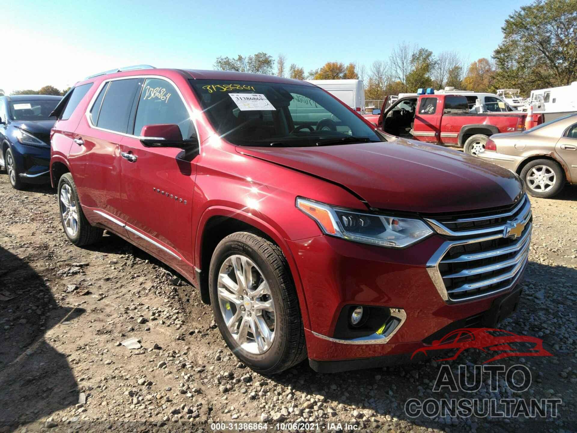 CHEVROLET TRAVERSE 2021 - 1GNEVNKW7MJ101436
