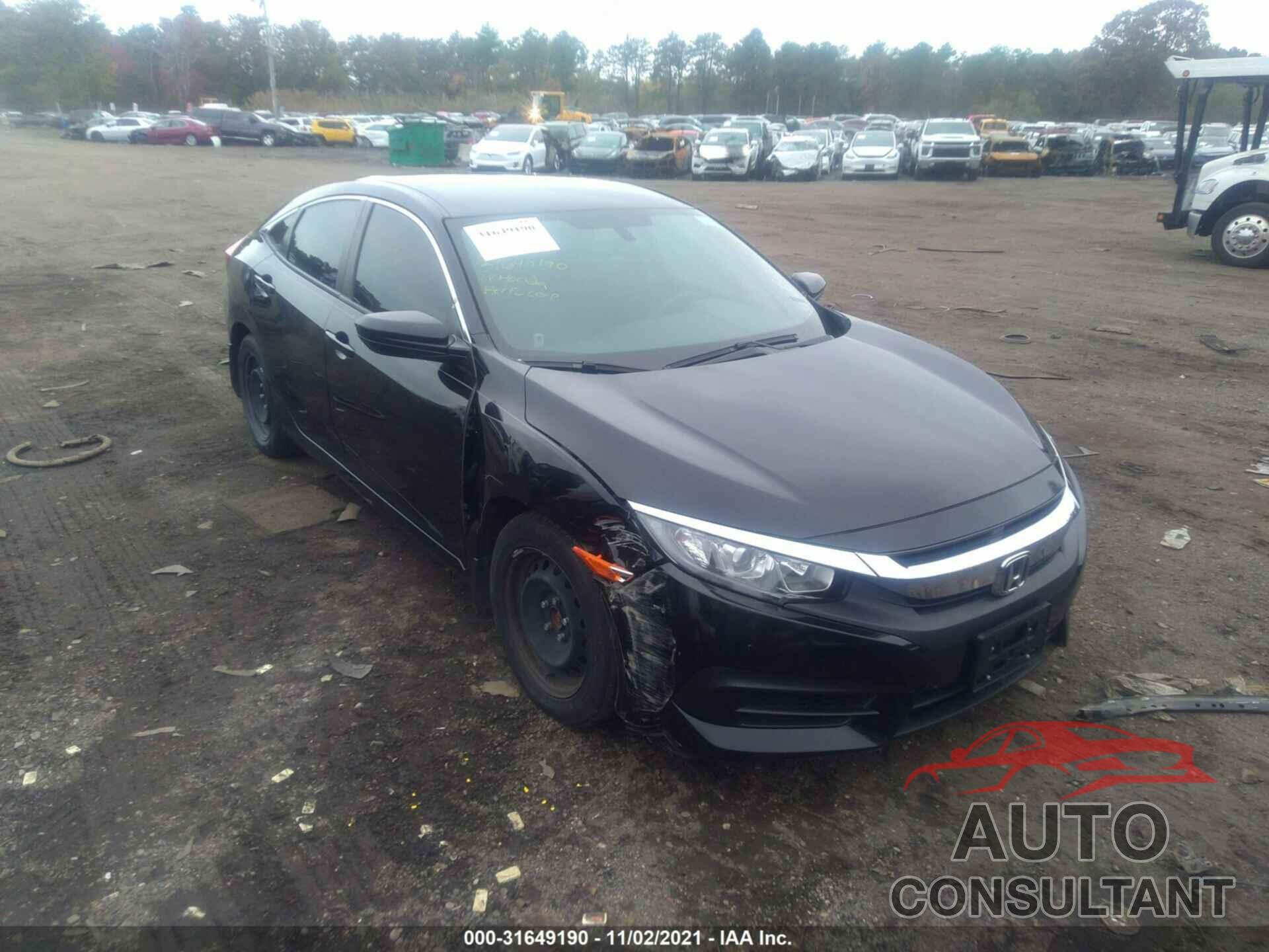 HONDA CIVIC SEDAN 2018 - 2HGFC2F57JH595427