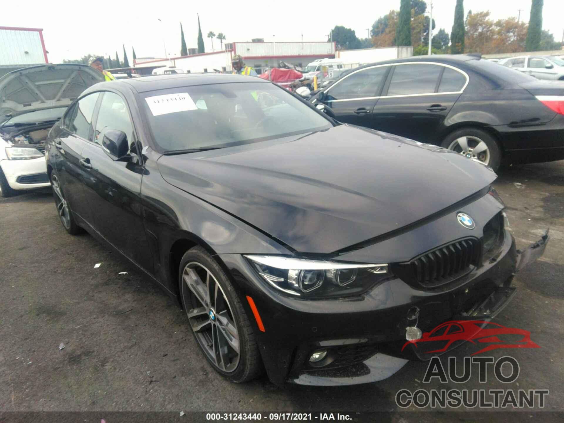 BMW 4 SERIES 2019 - WBA4J1C57KBM18586