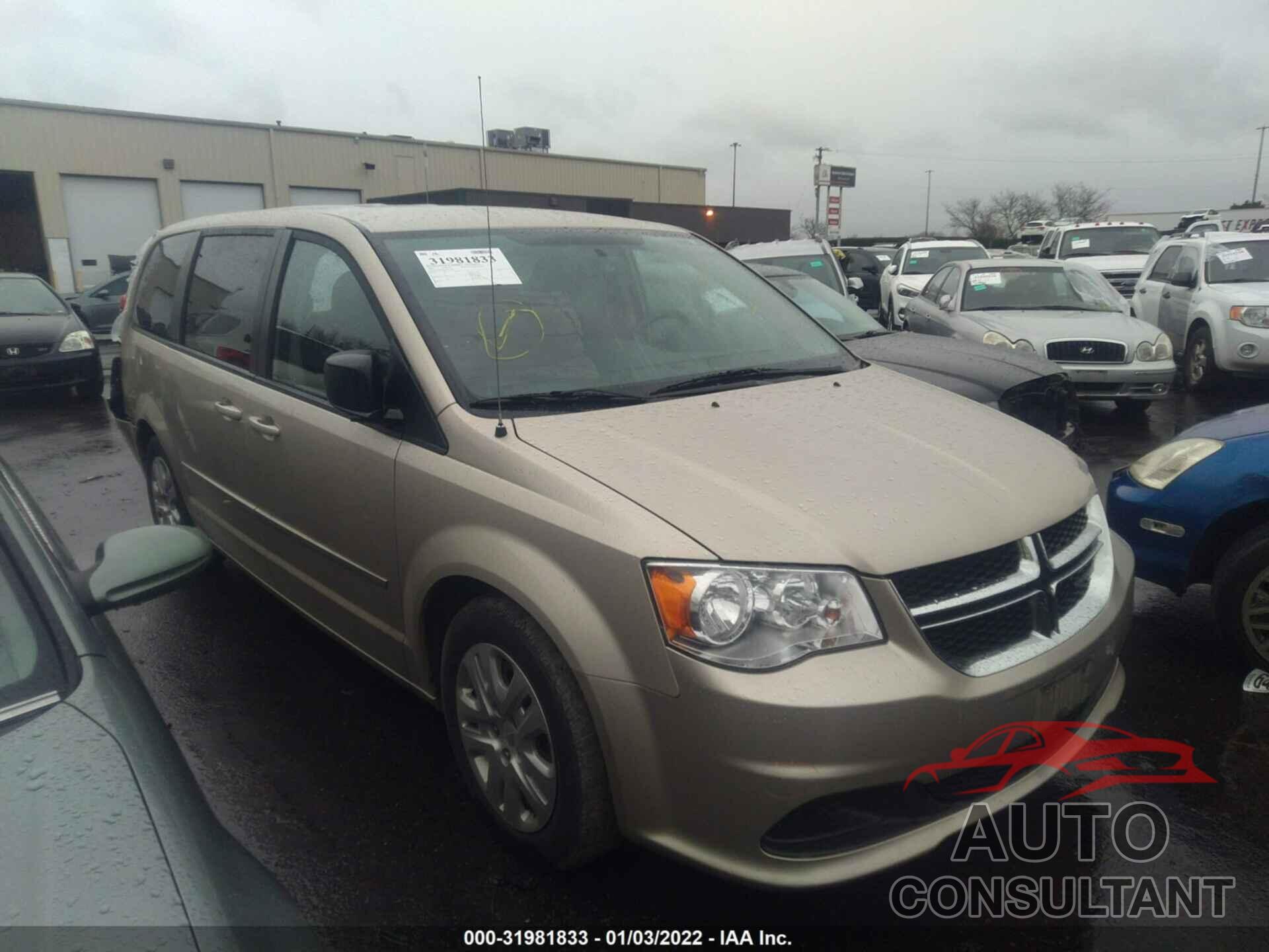 DODGE GRAND CARAVAN 2016 - 2C4RDGBG5GR116826