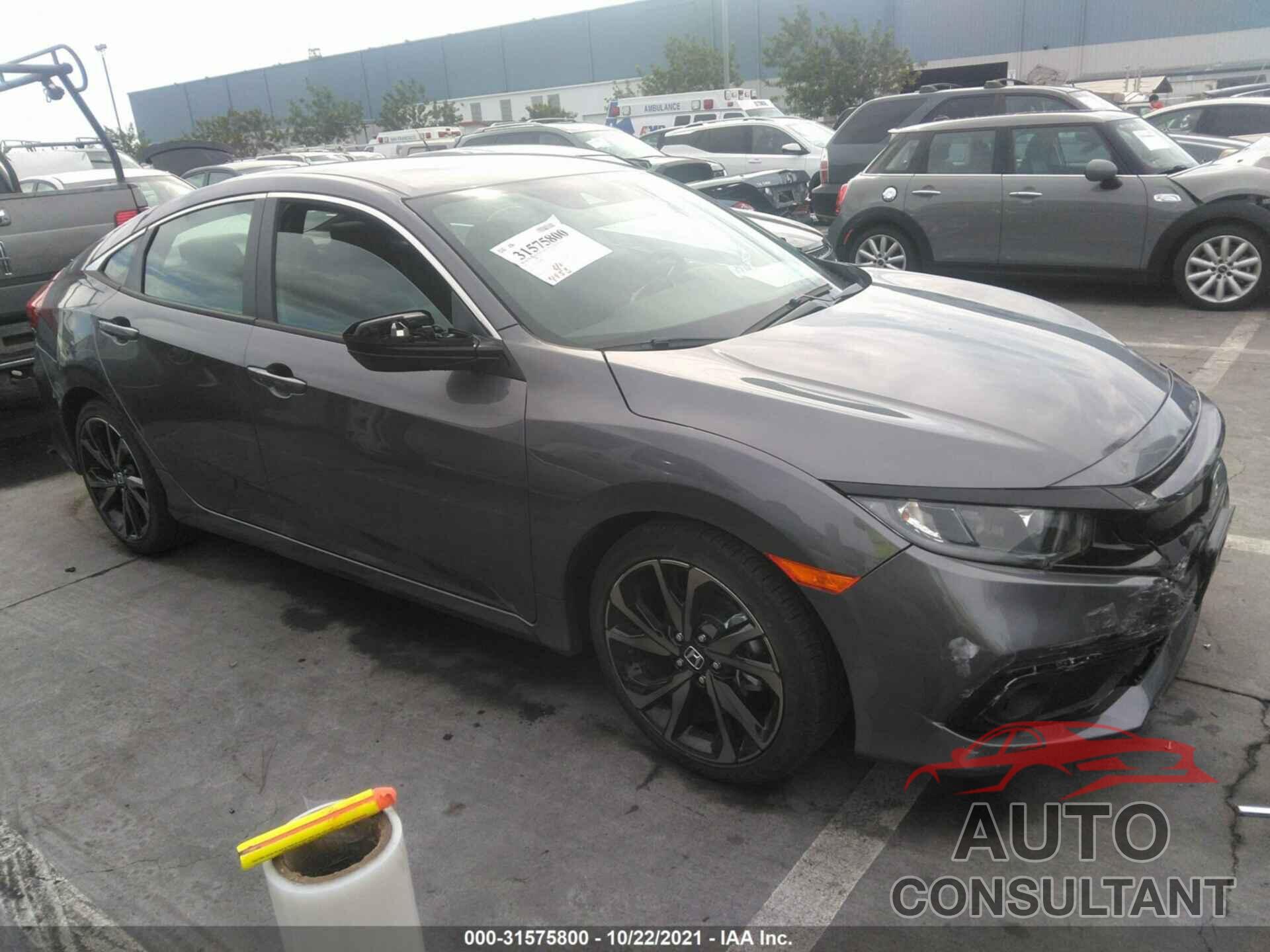 HONDA CIVIC SEDAN 2021 - 19XFC2F83ME004311