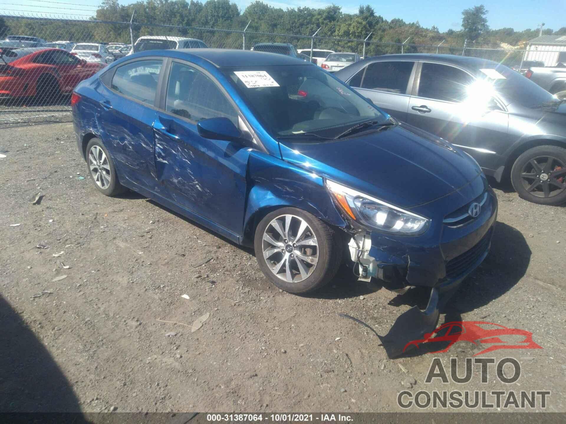 HYUNDAI ACCENT 2017 - KMHCT4AE2HU235442