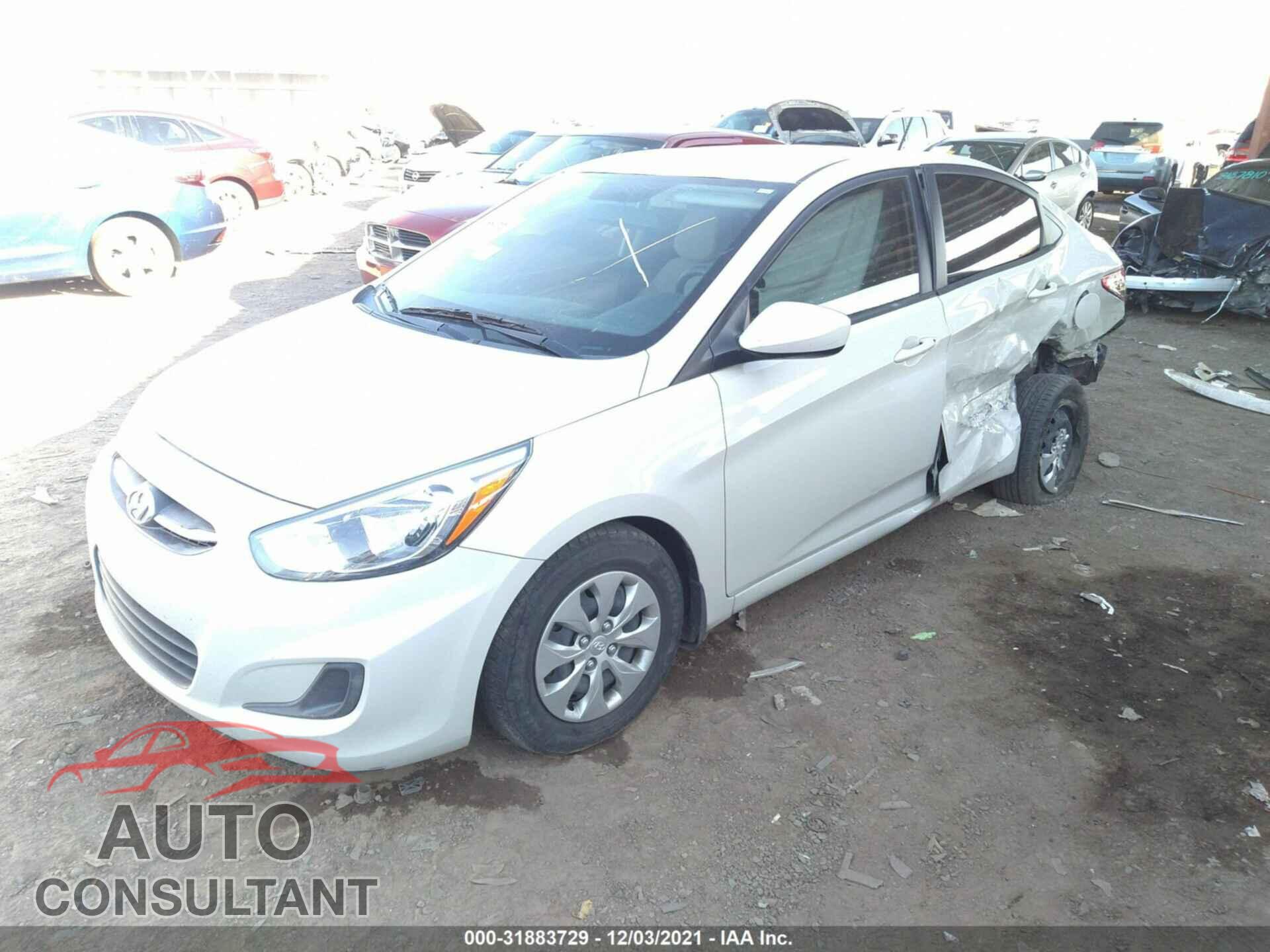 HYUNDAI ACCENT 2016 - KMHCT4AE1GU053245